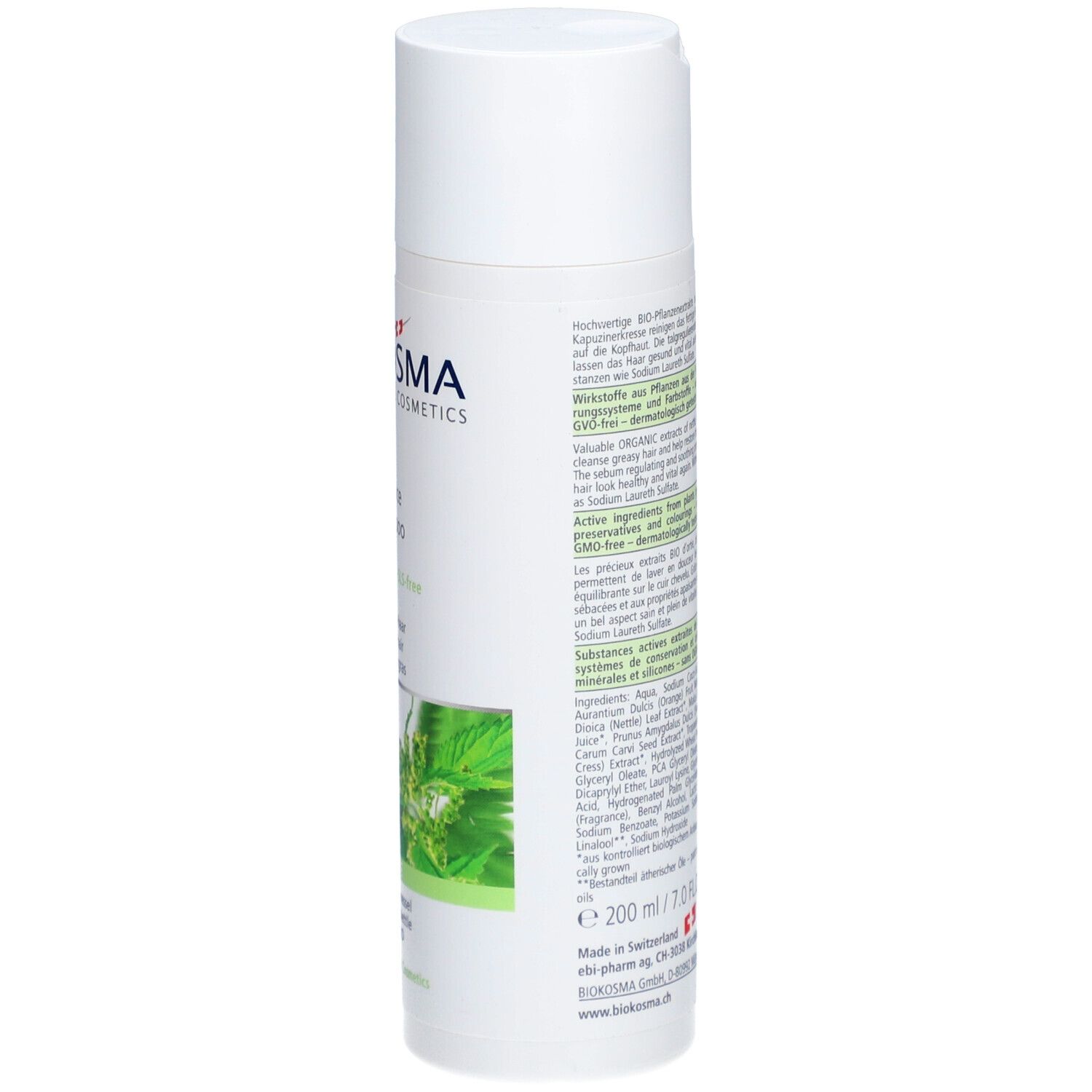 BIOKOSMA Shampoing balance ortie