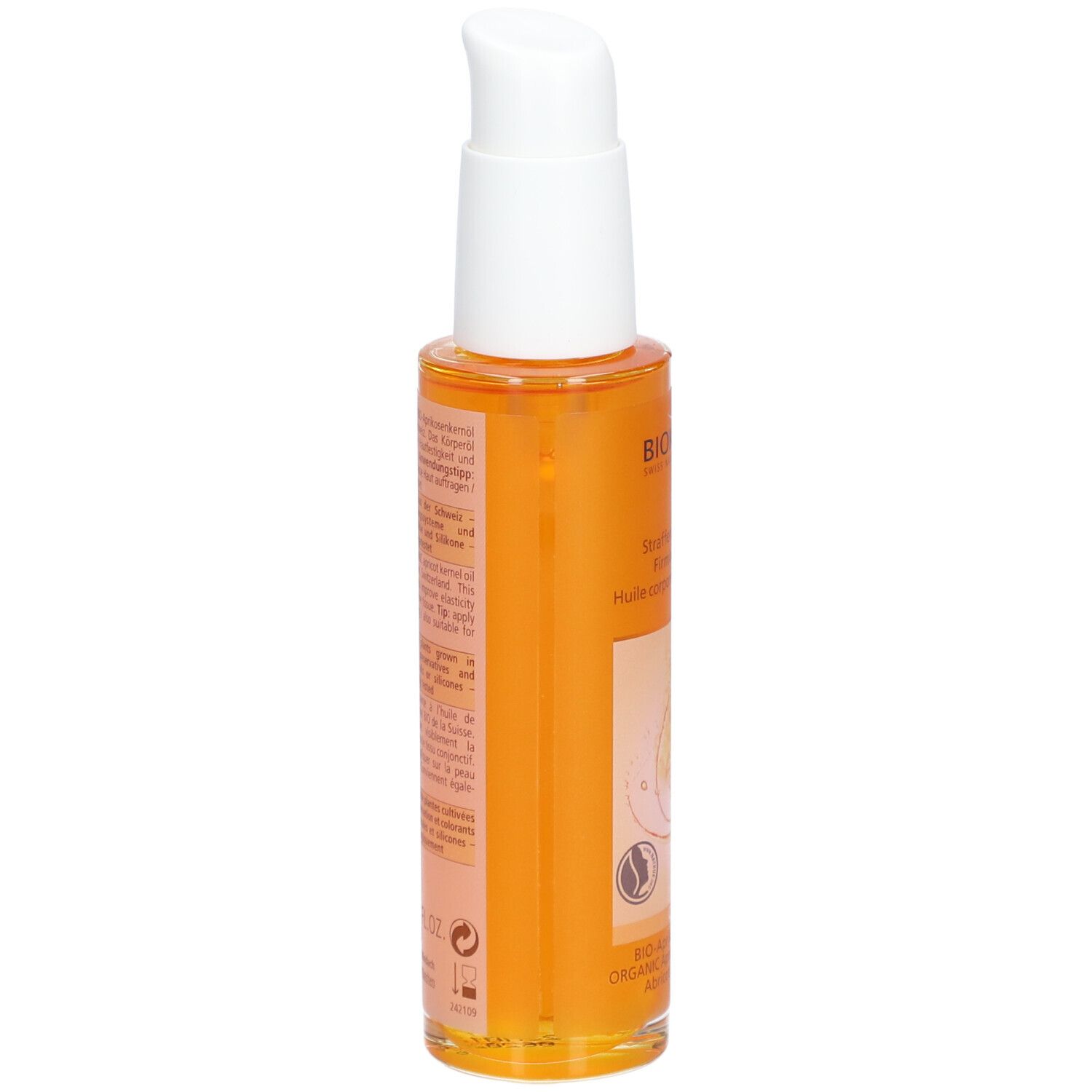 BIOKOSMA Body Care - Huile corporelle raffermissante - Abricot bio & Miel bio