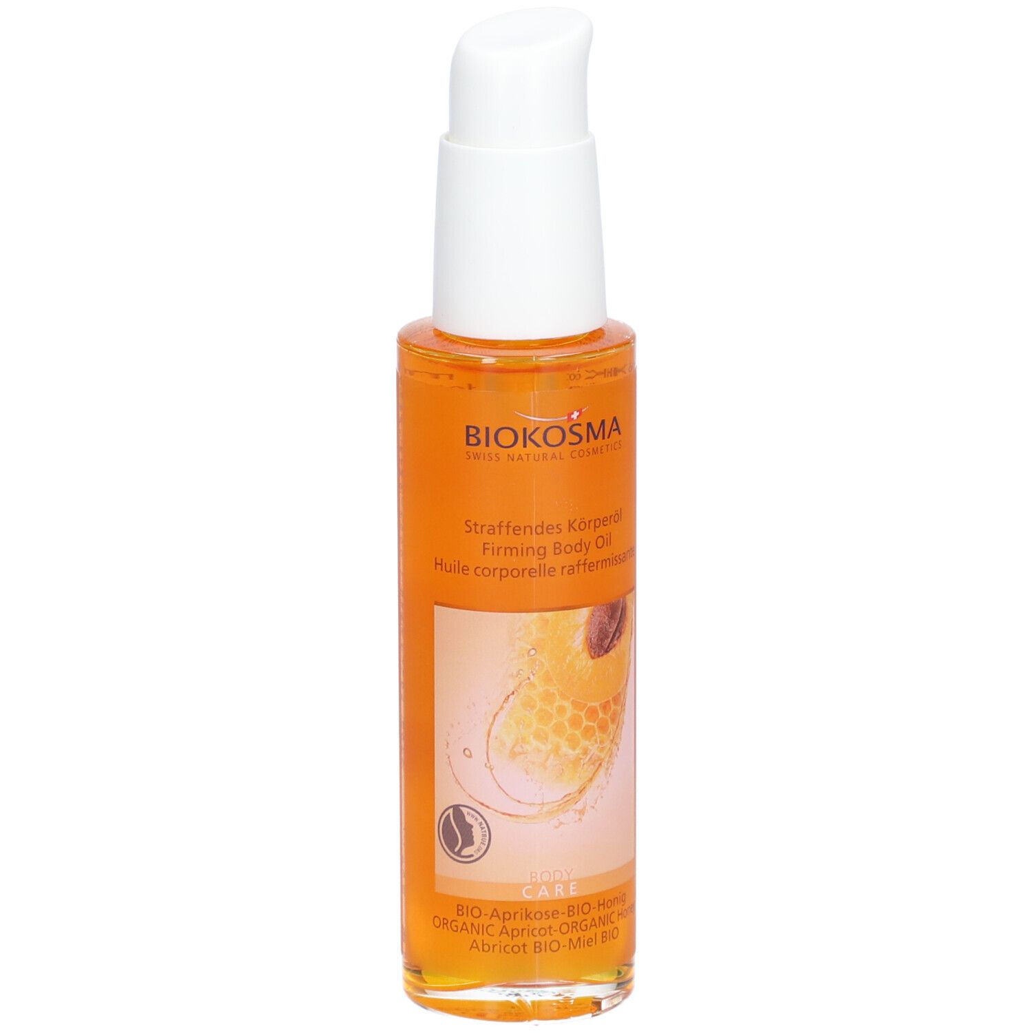 BIOKOSMA Body Care - Huile corporelle raffermissante - Abricot bio & Miel bio