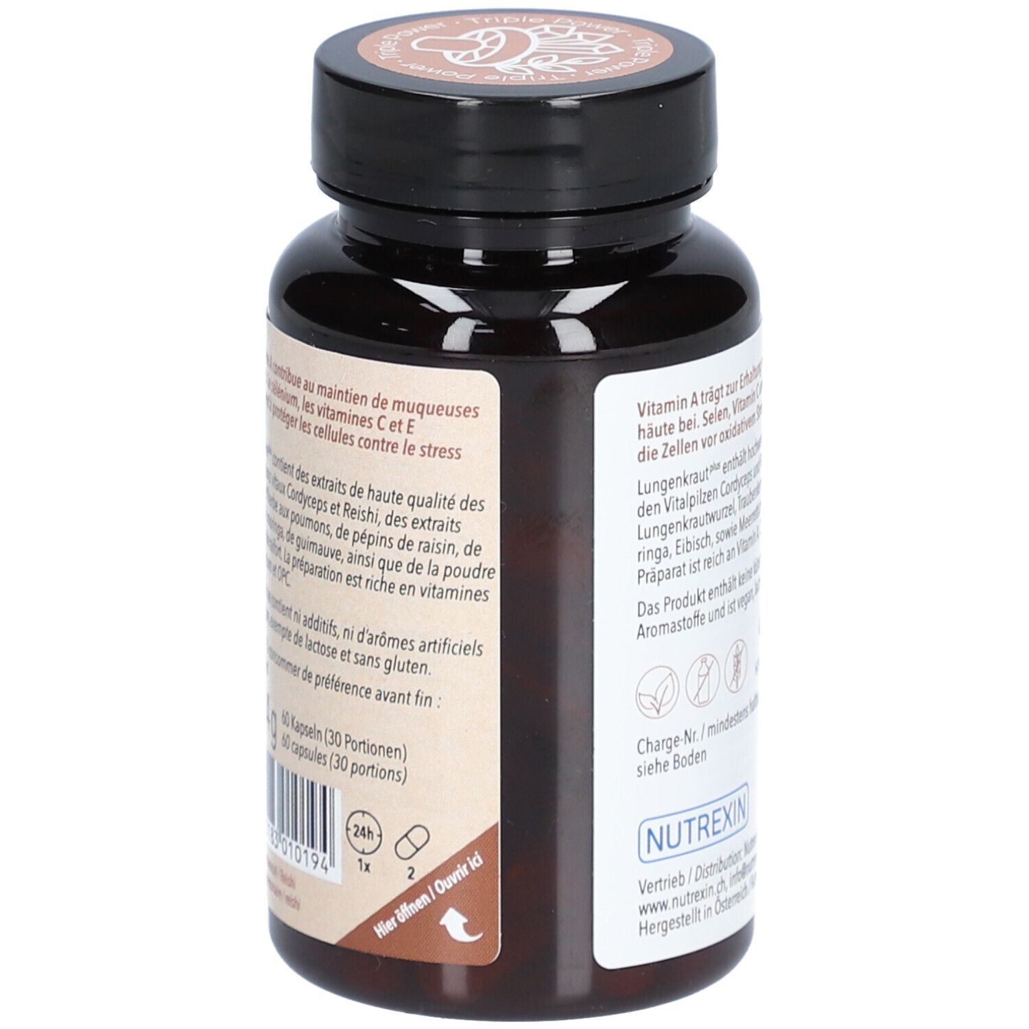 Nutrexin Lungenkraut plus complément végétal avec sélénium et vitamines