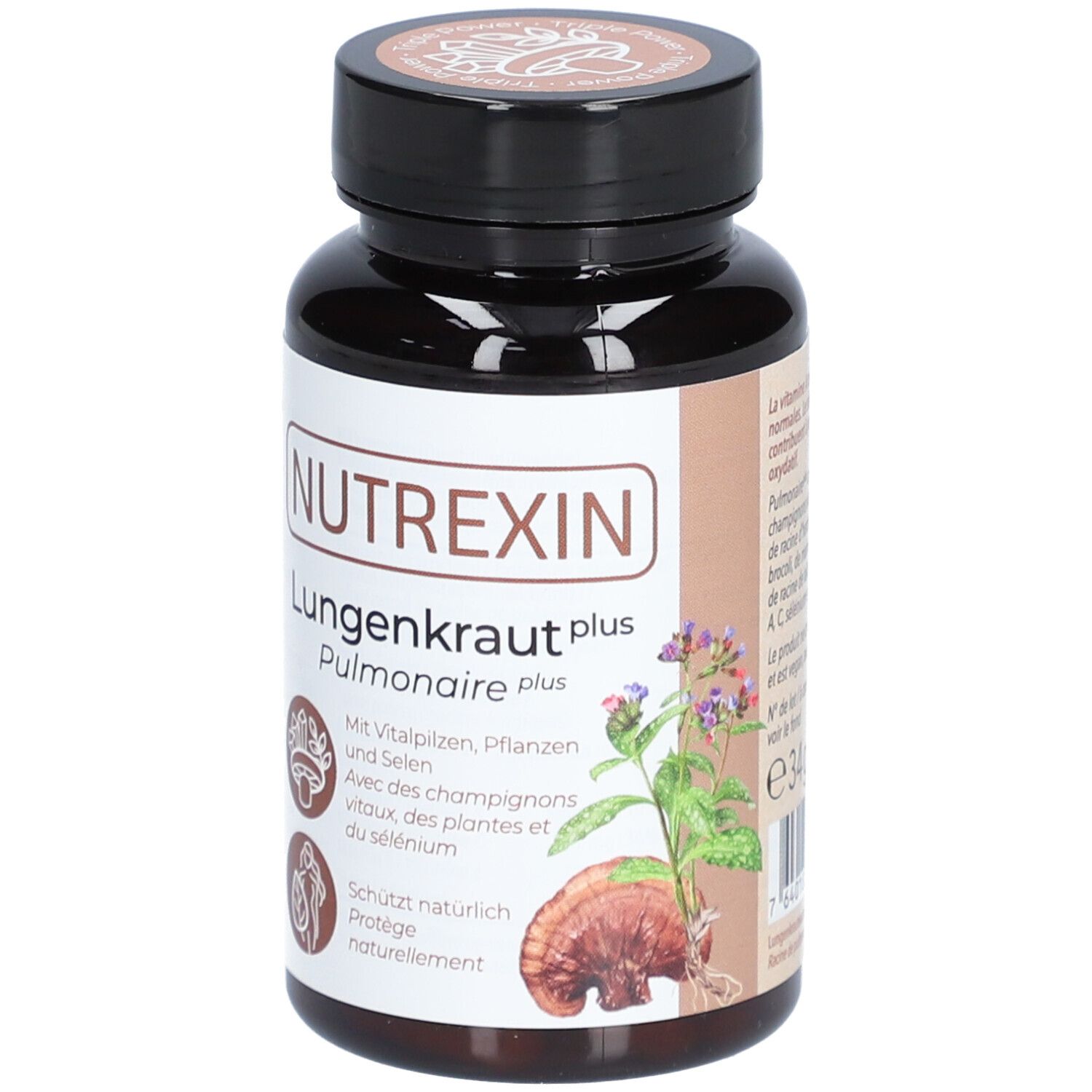 Nutrexin Lungenkraut plus complément végétal avec sélénium et vitamines