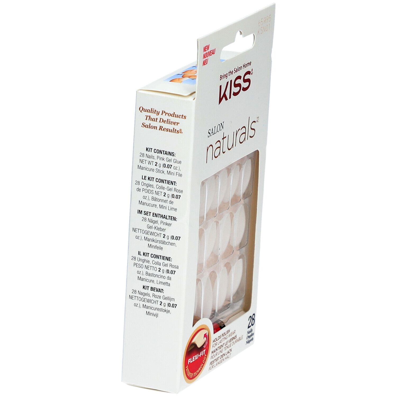 KISS Salon Natural Kit Faux-Ongles Break Even