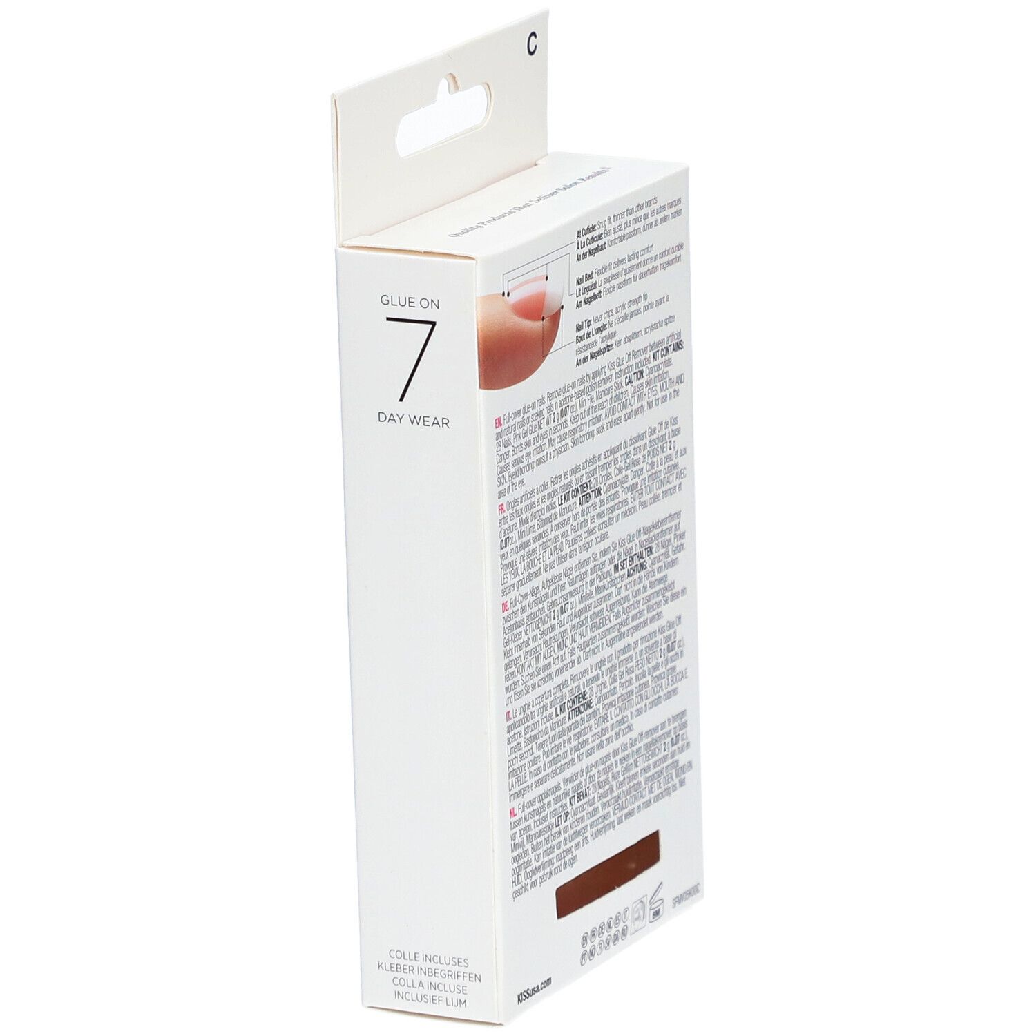 KISS Salon Acrylic Kit Faux-Ongles Salon Acrylic French Nails