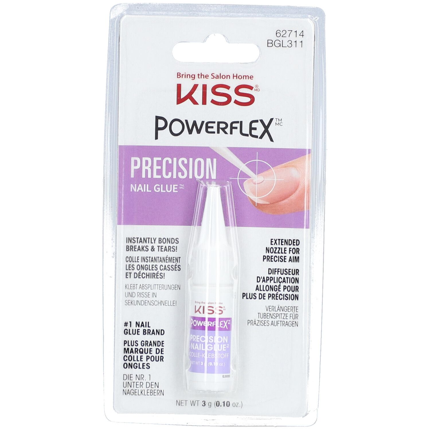 KISS Powerflex Precision Colle pour Ongles
