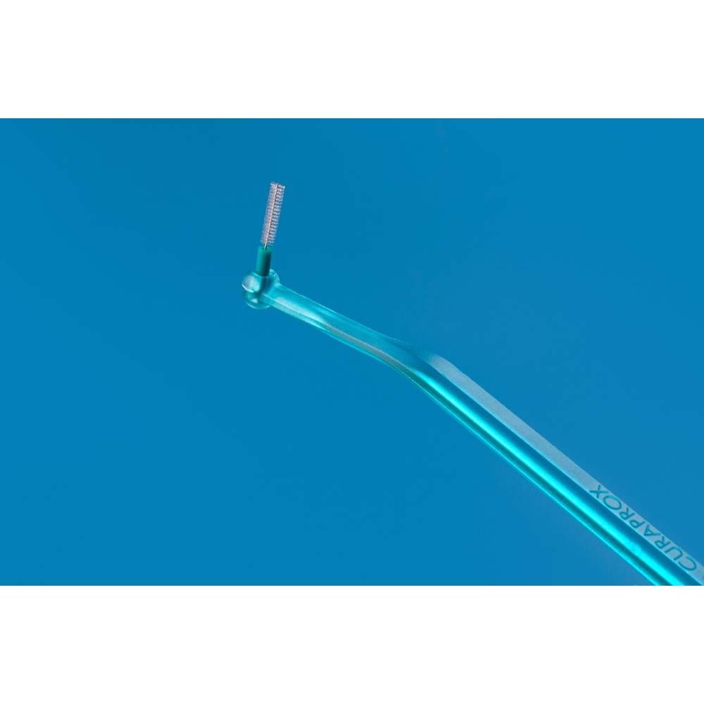 Gros plan sur la tête du support. La tête est équipée de poils.