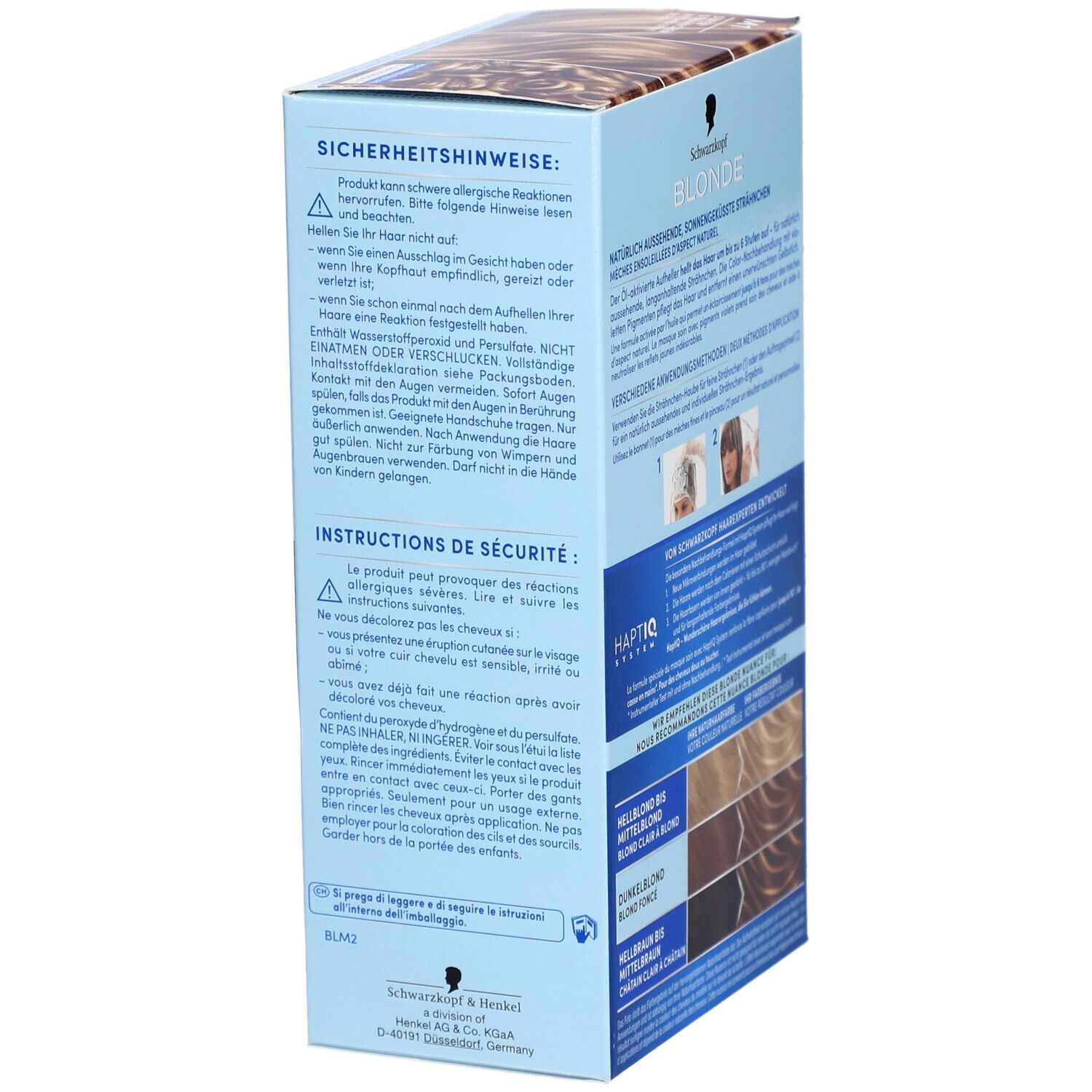 Schwarzkopf Blonde kit mèches M1 éclat blond naturel