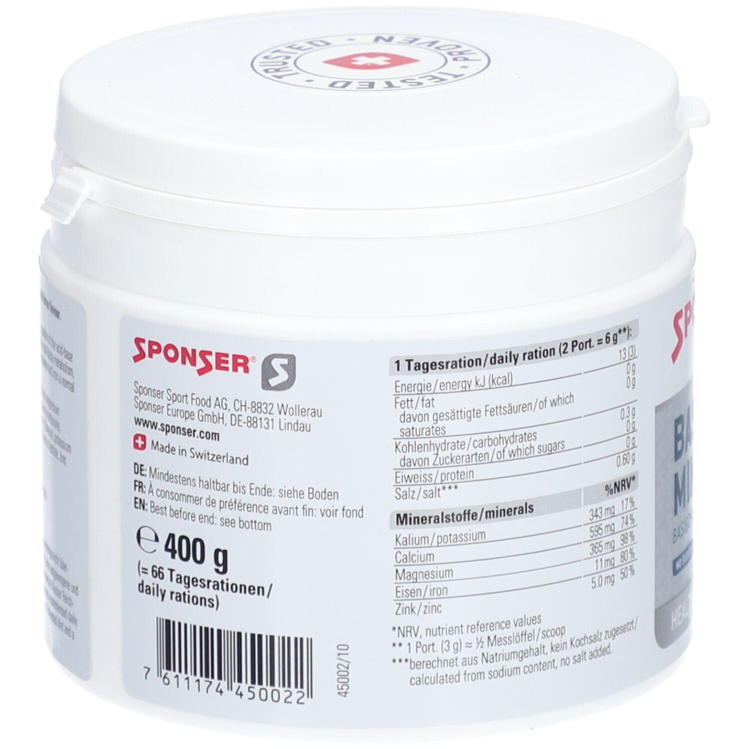 SPONSER® Basic Minerals, Agrumes