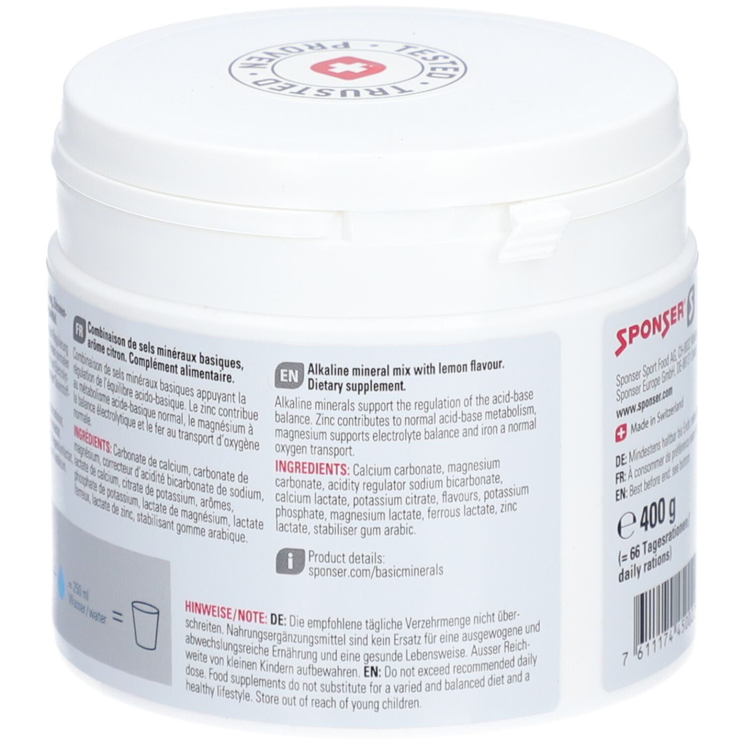 SPONSER® Basic Minerals, Agrumes