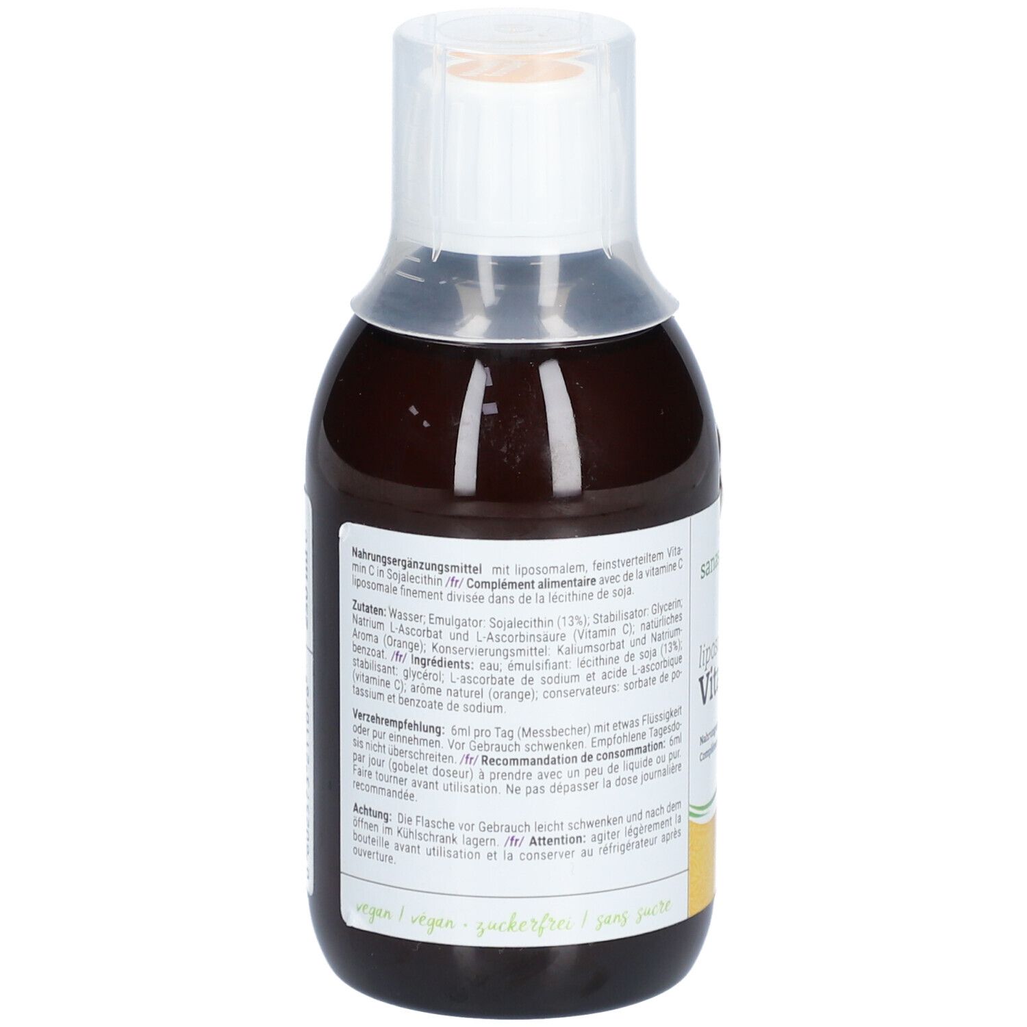 Sanasis liposomal Vitamin C complément liquide sans sucre