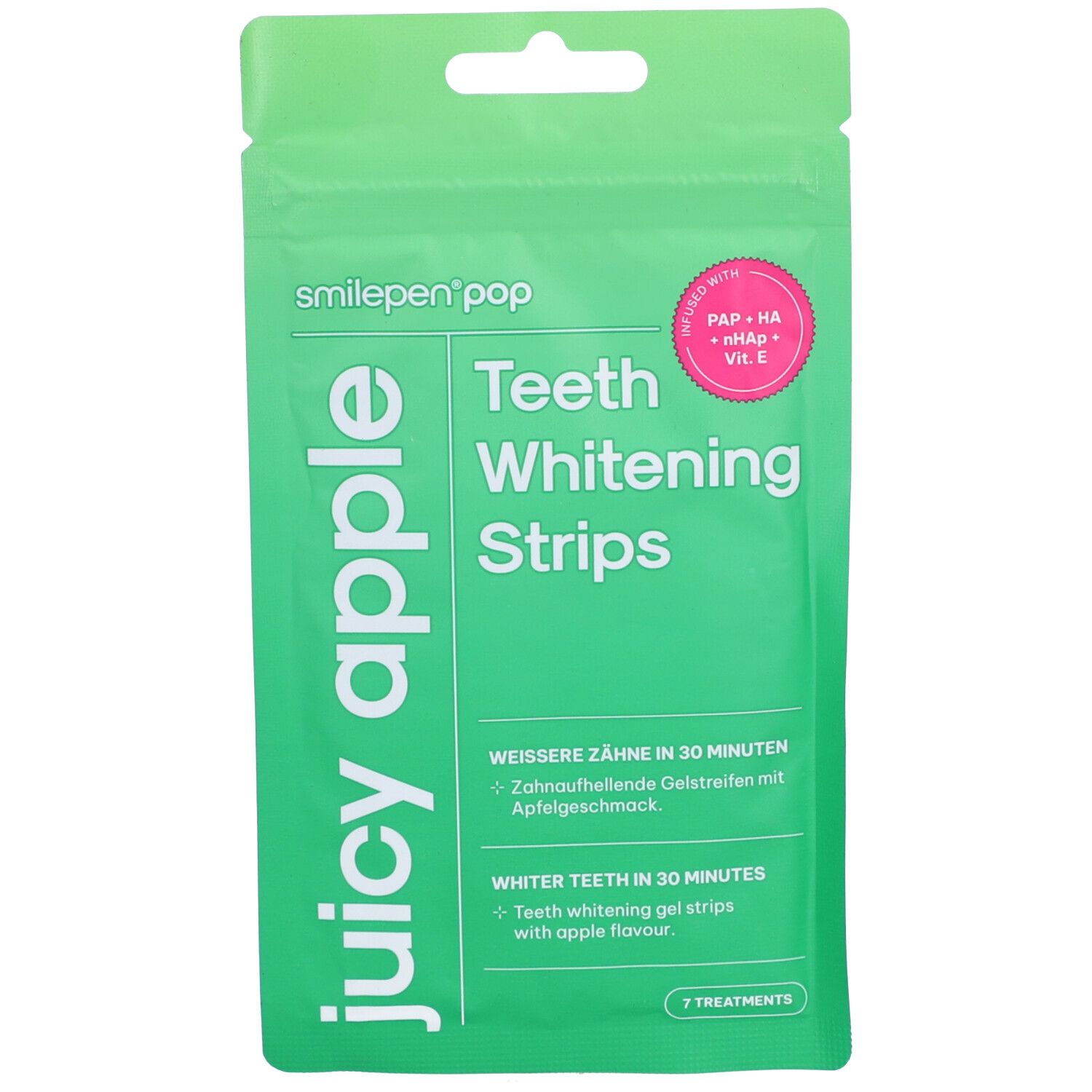 SMILEPEN® Pop - Bande de blanchiment des dents - Pomme juteuse