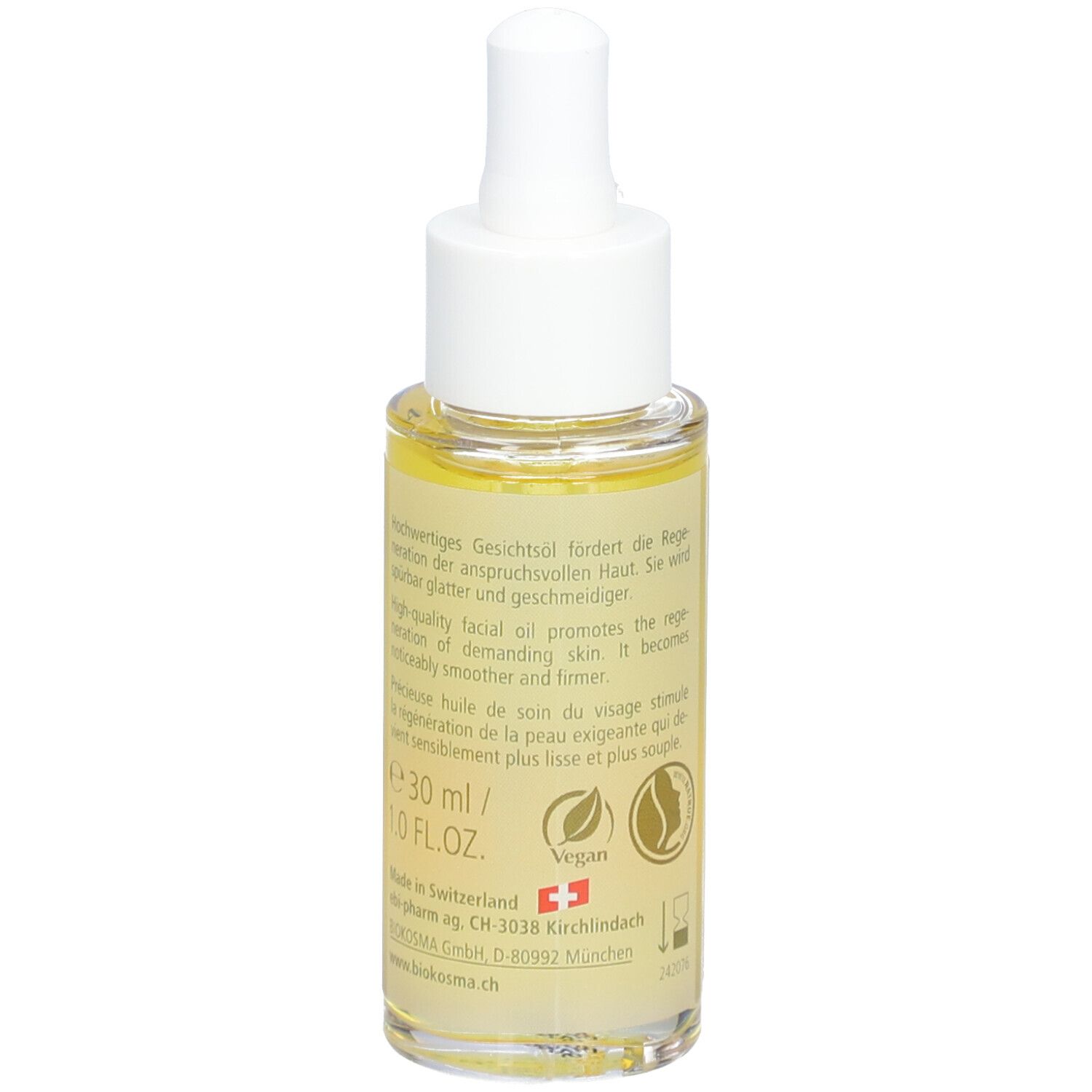 BIOKOSMA Active Visage Huile de soin du Visage