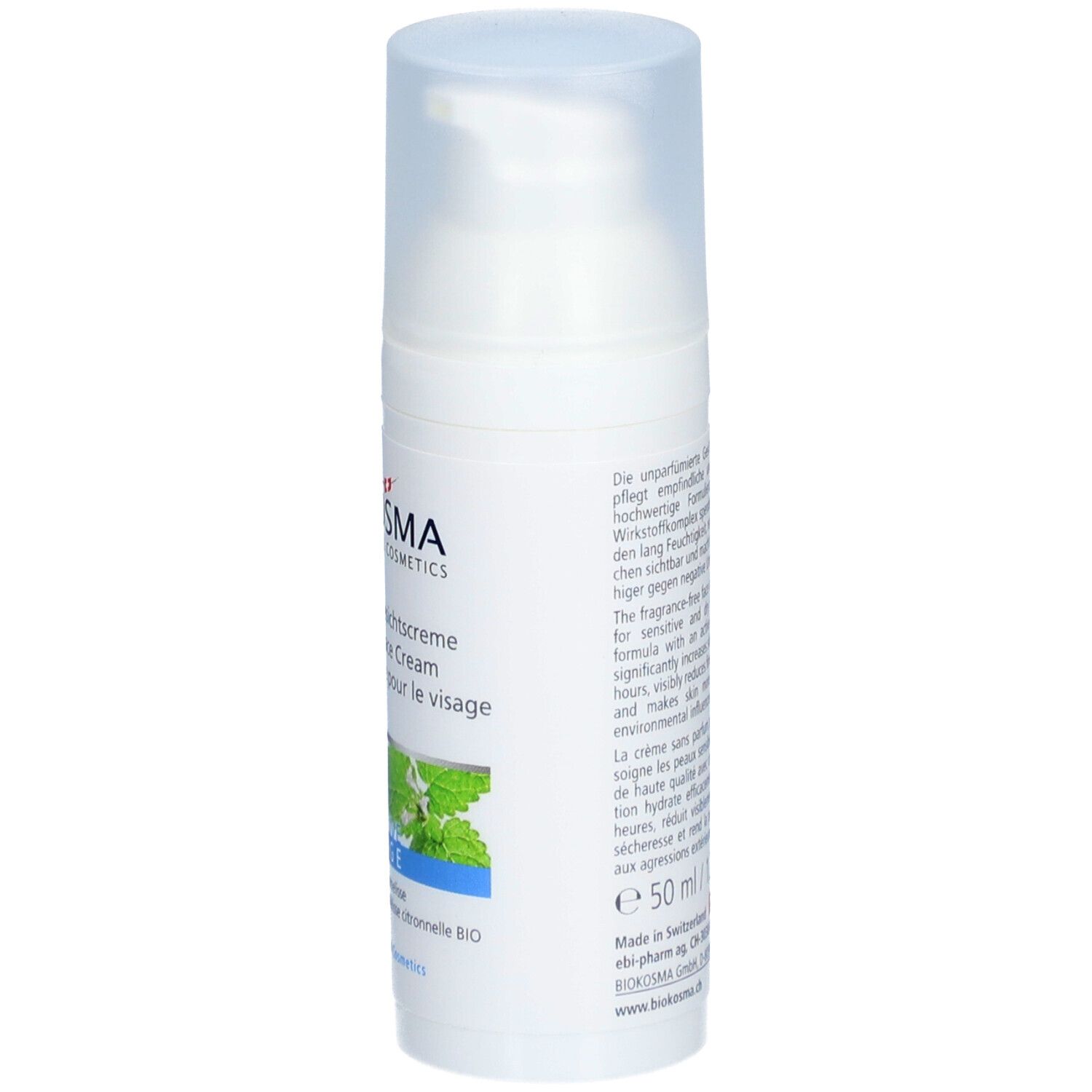 BIOKOSMA Sensitive Visage - Crème protectrice pour le visage
