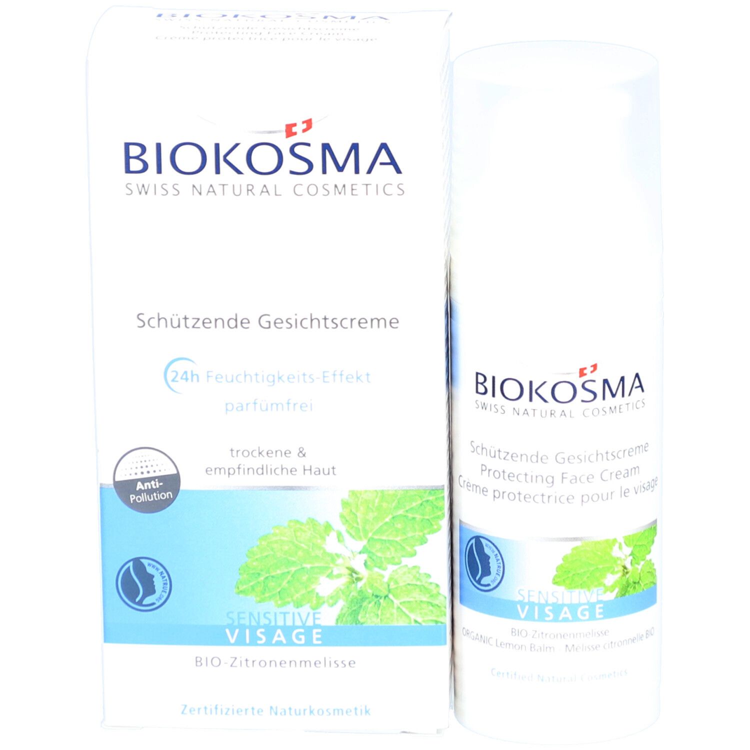 BIOKOSMA Sensitive Visage - Crème protectrice pour le visage