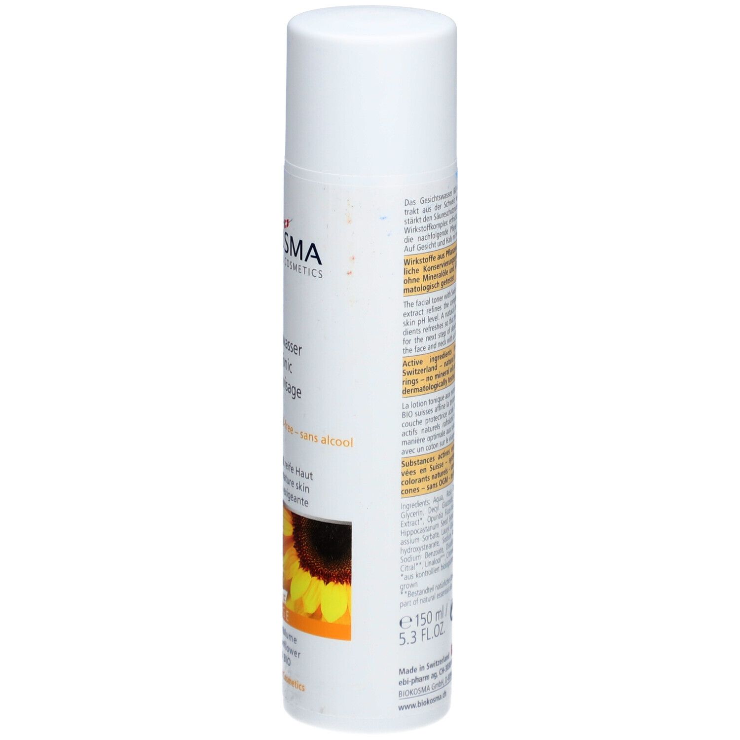BIOKOSMA Active Tonique Visage Tournesol Bio