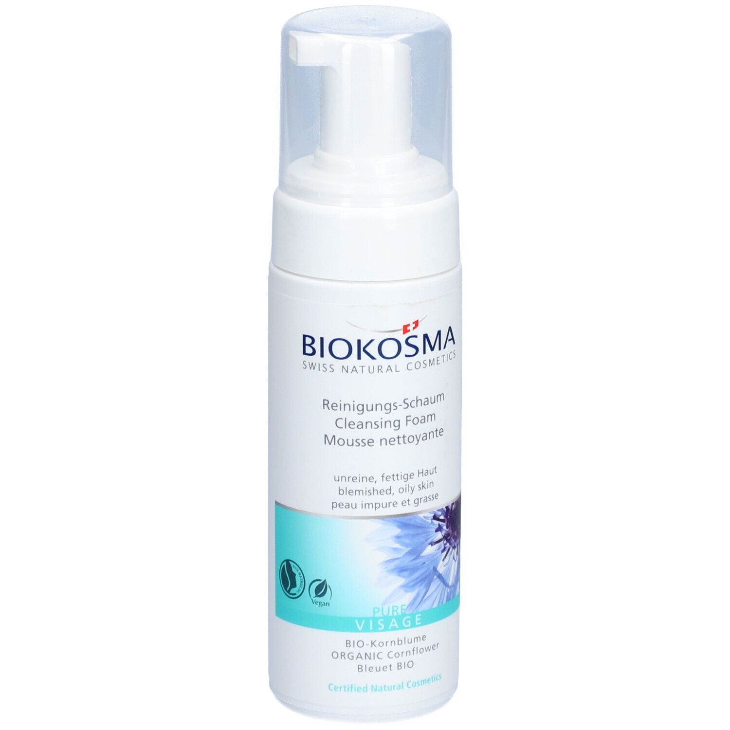 BIOKOSMA Mousse Nettoyante Pure Visage