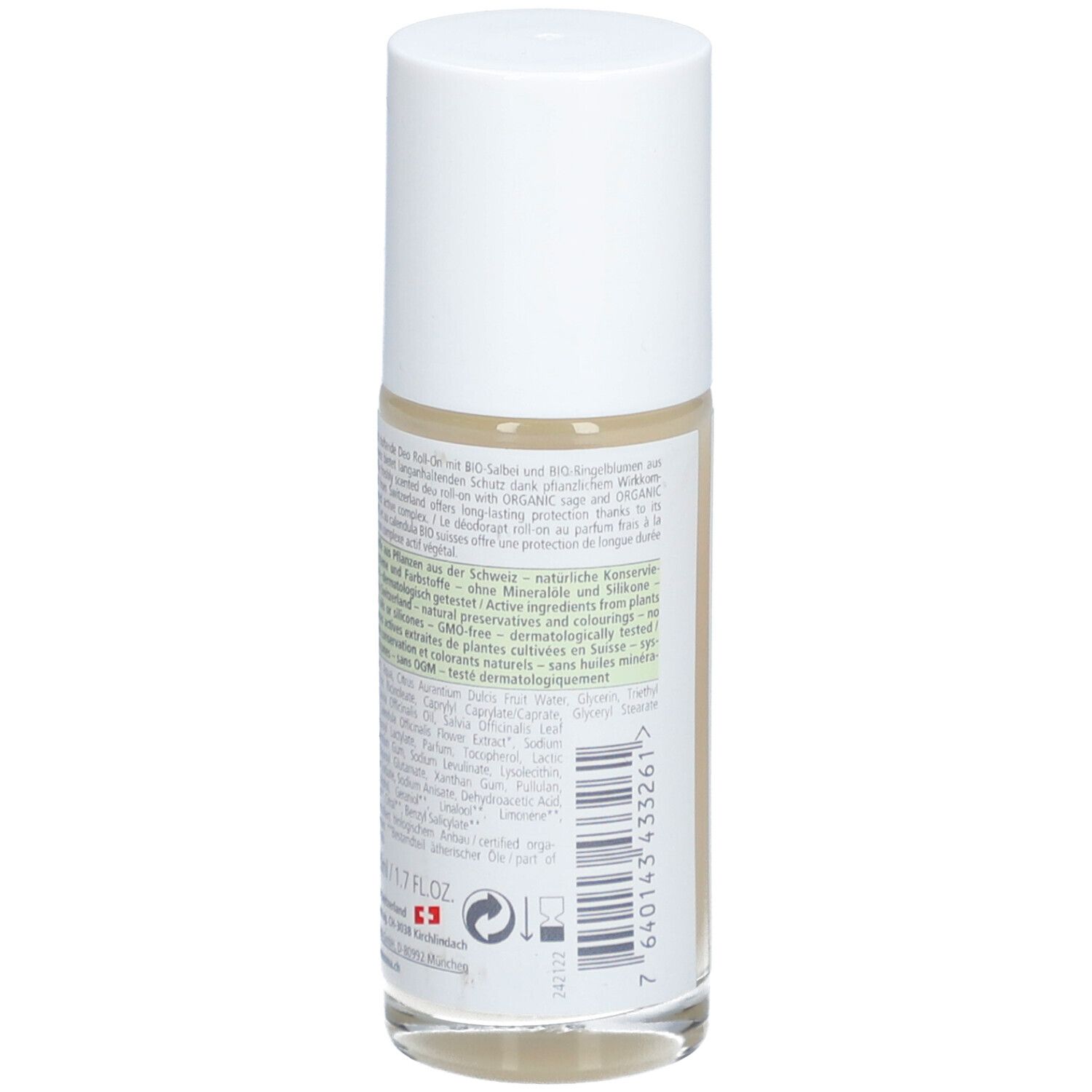 BIOKOSMA Déodorant Roll-on Sauge & Calendula bio