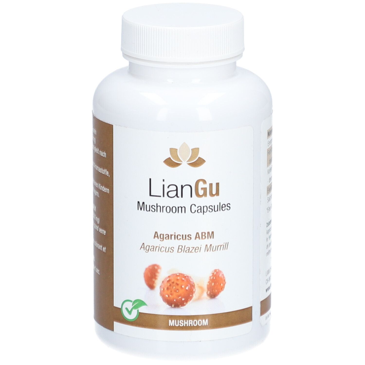 LIANGU Gélules de poudre de Champignon Agaricus ABM