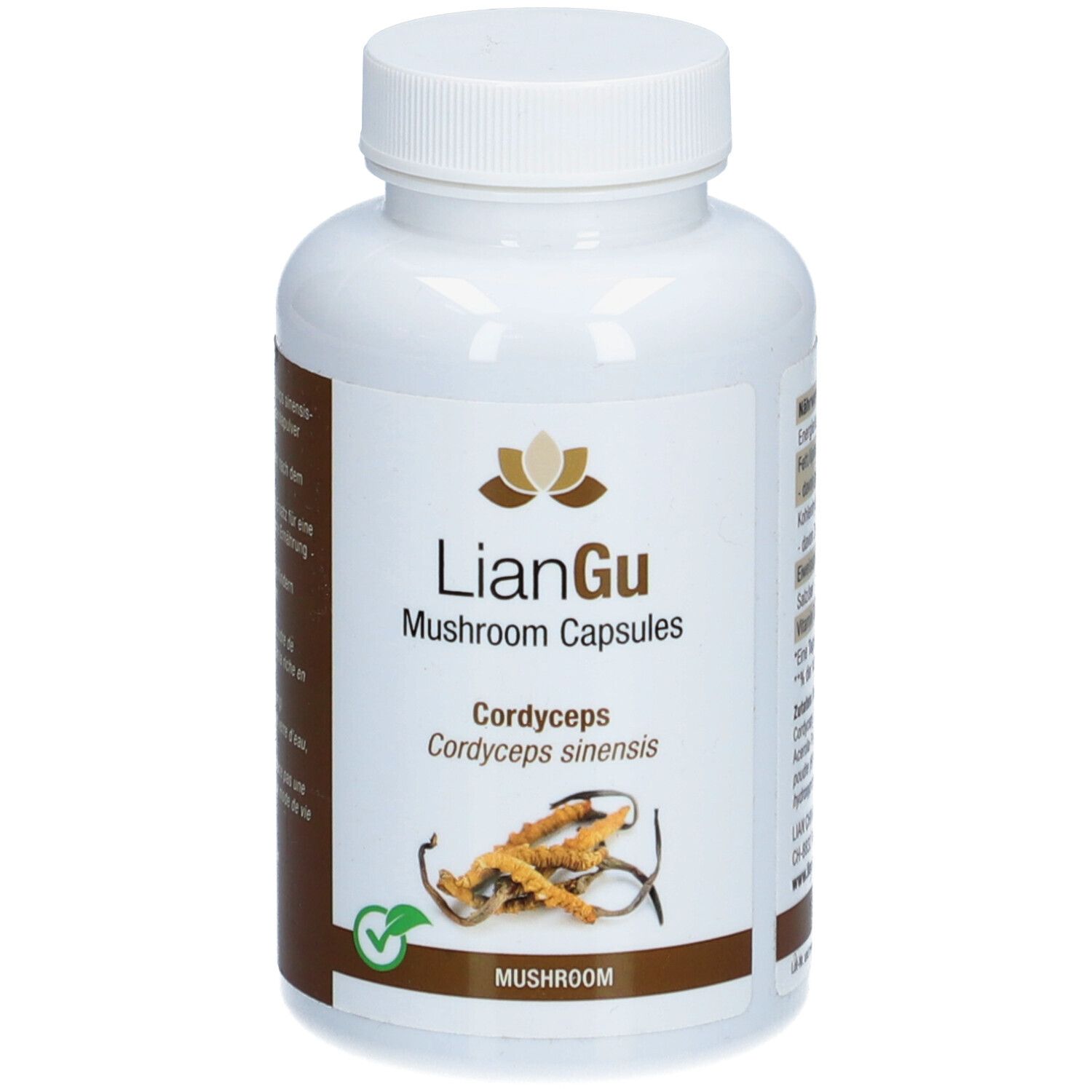 LianGu Cordyceps complément aux champignons avec vitamine C