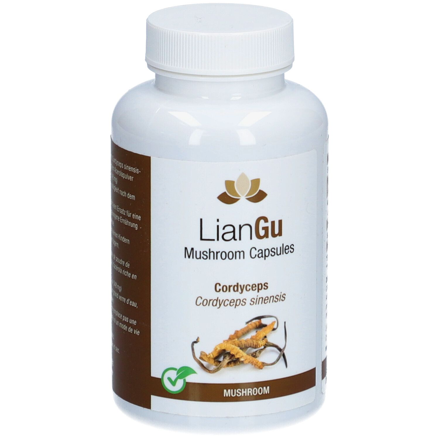 LianGu Cordyceps complément aux champignons avec vitamine C