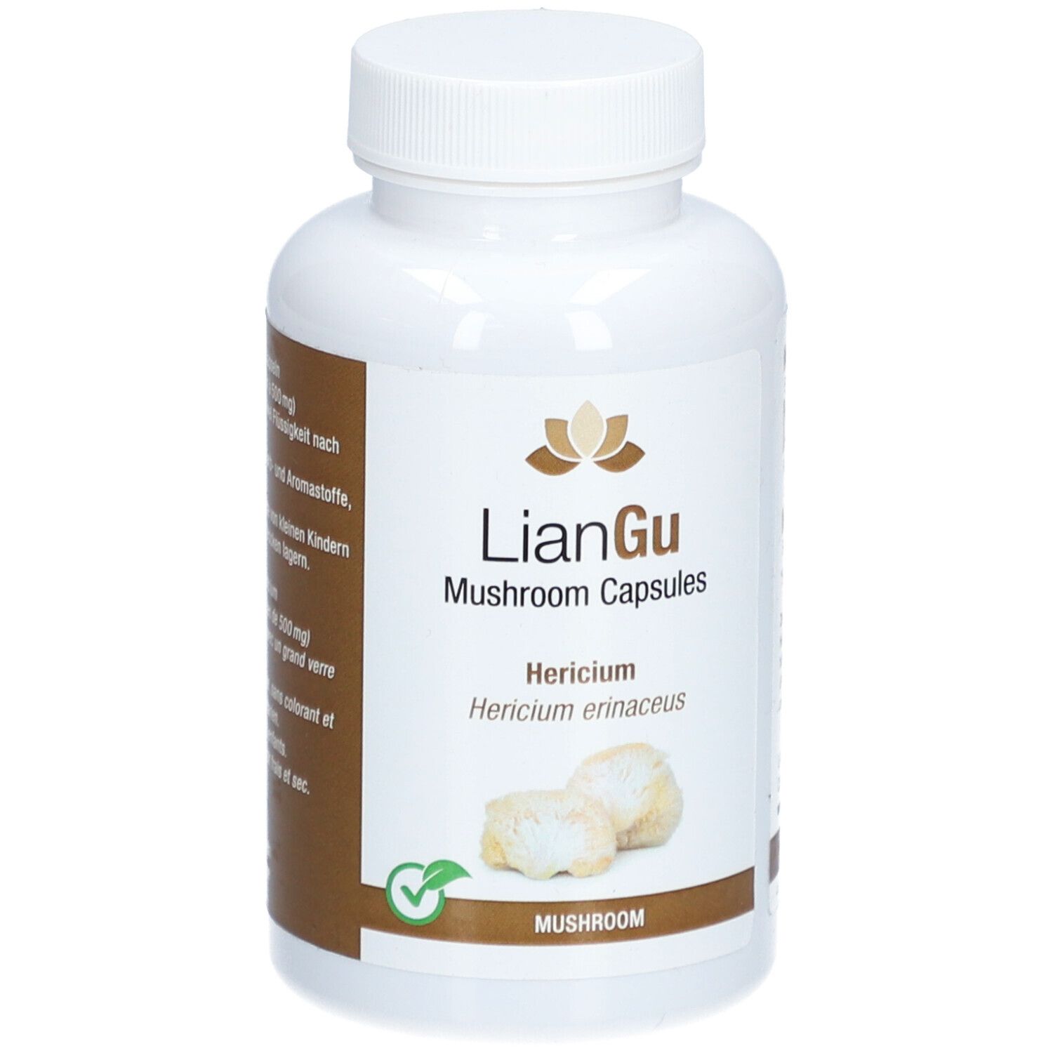 LianGu Hericium complément aux champignons en gélules végétales