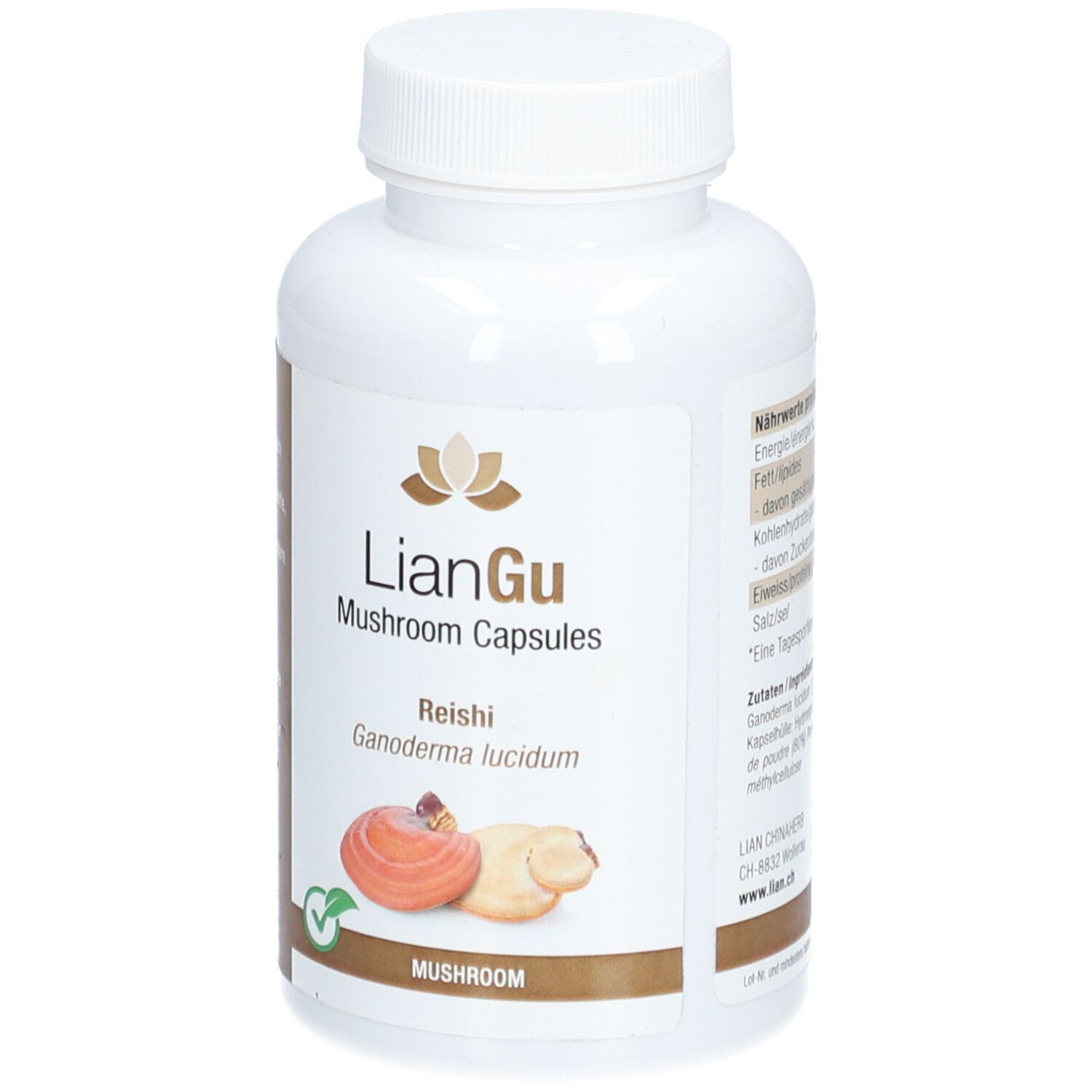 LianGu Capsules de Champignons - Reishi