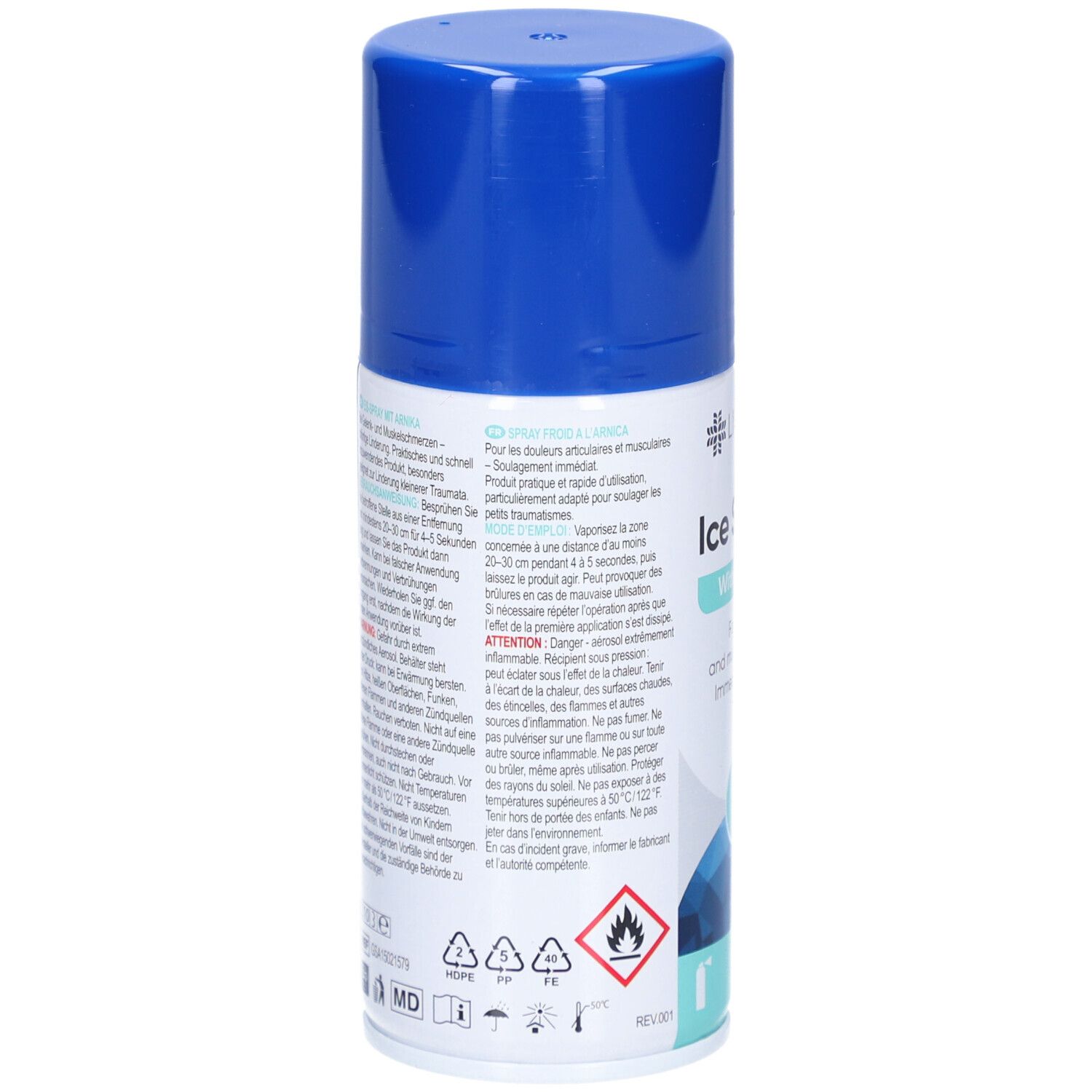 LIVSANE Ice Spray à l'arnica, 150 ml.