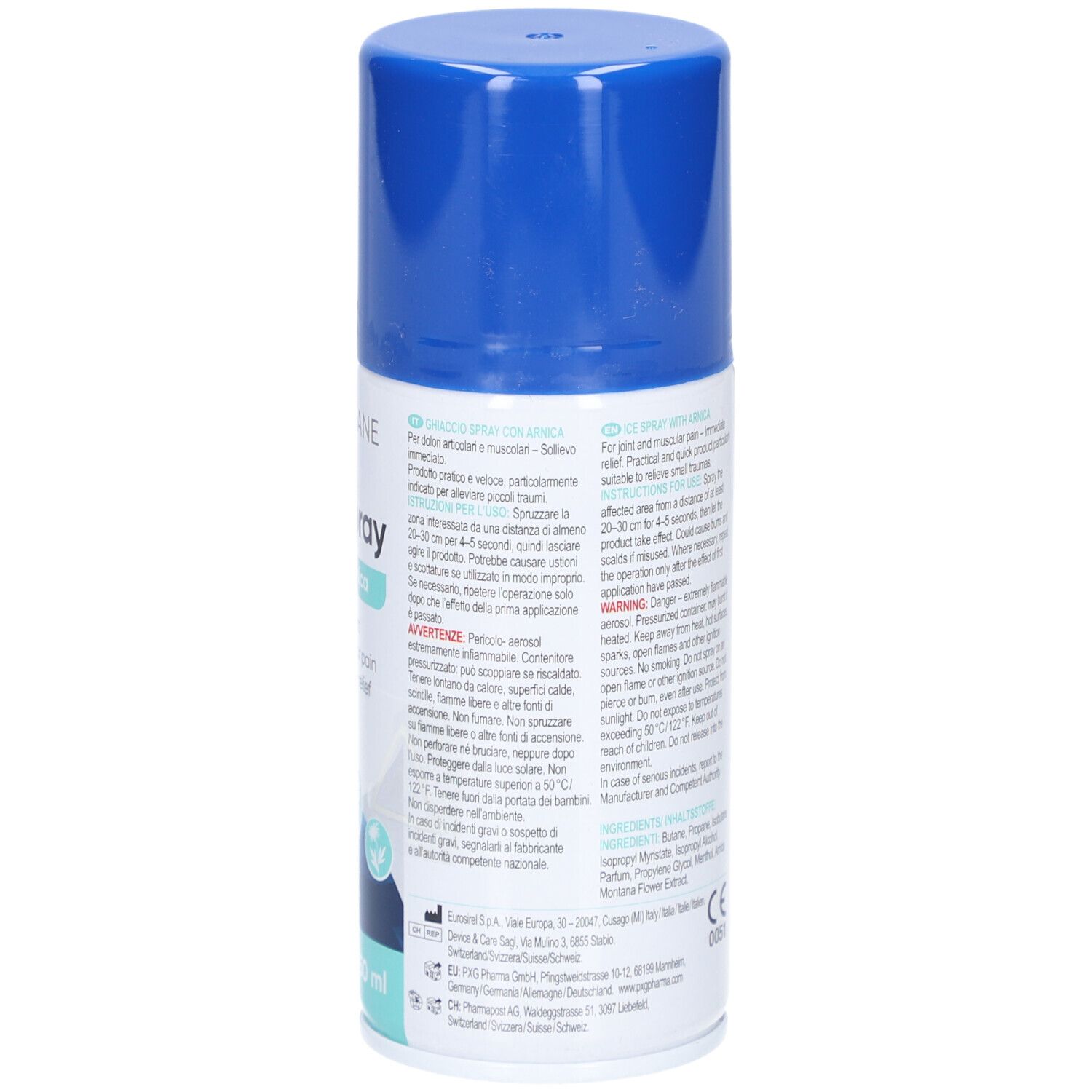 LIVSANE Ice Spray à l'arnica, 150 ml.