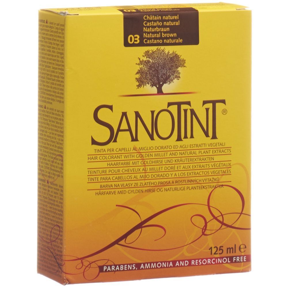SANOTINT Teinture de cheveux 03 châtain naturel