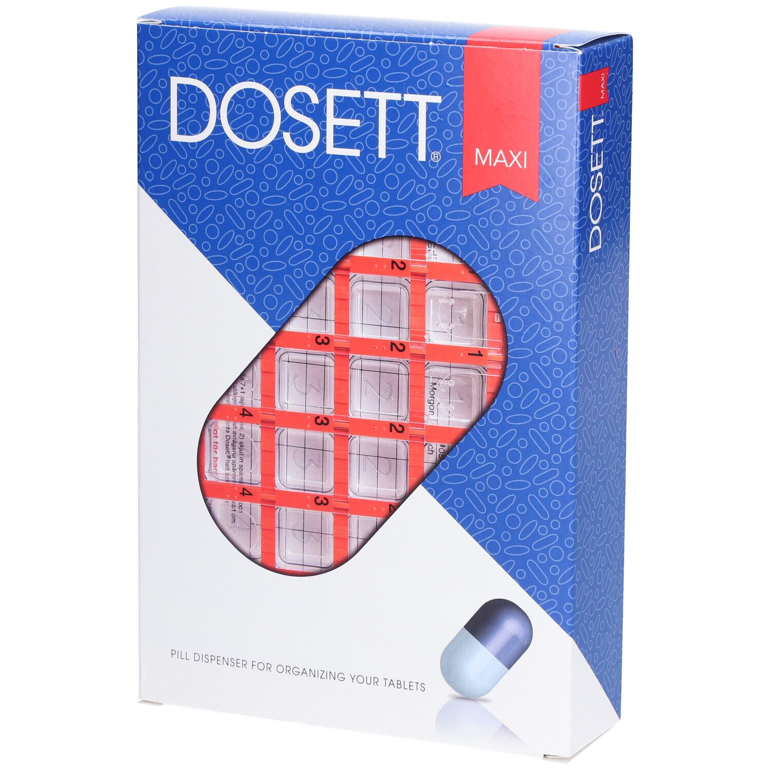 DOSETT® Maxi Pilulier semaine Français (7 x 4)