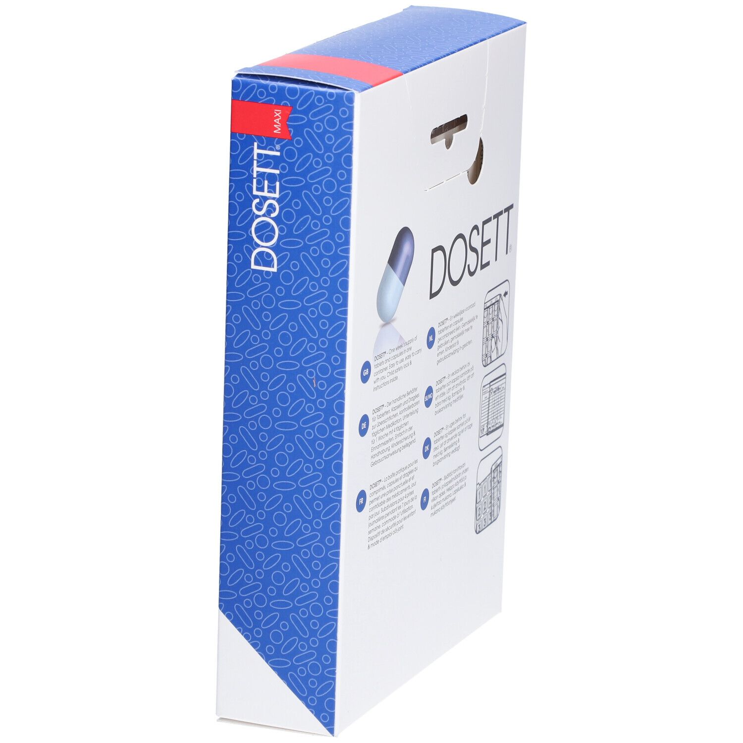 DOSETT® Maxi Pilulier semaine Français (7 x 4)