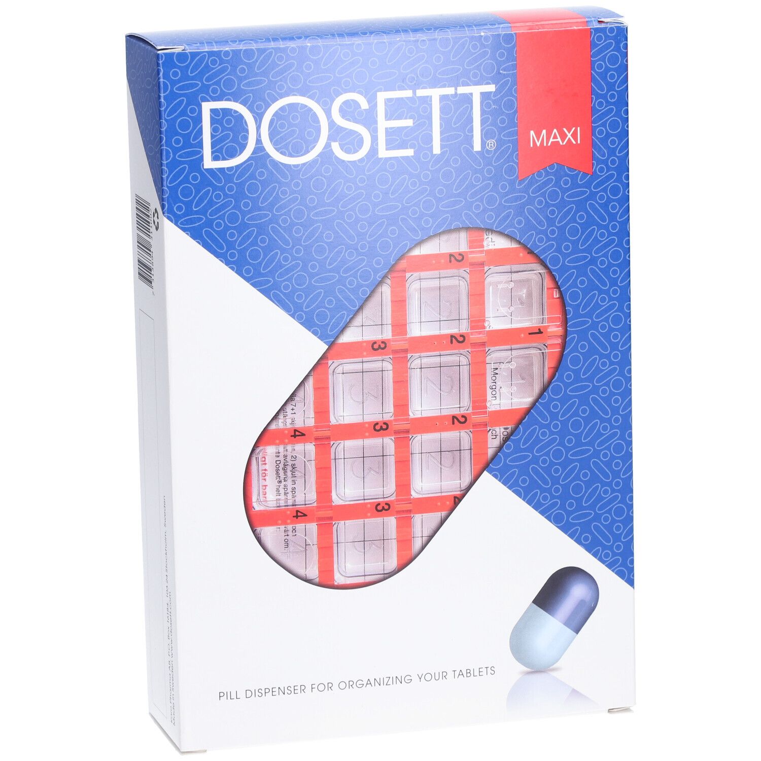 DOSETT® Maxi Pilulier semaine Français (7 x 4)