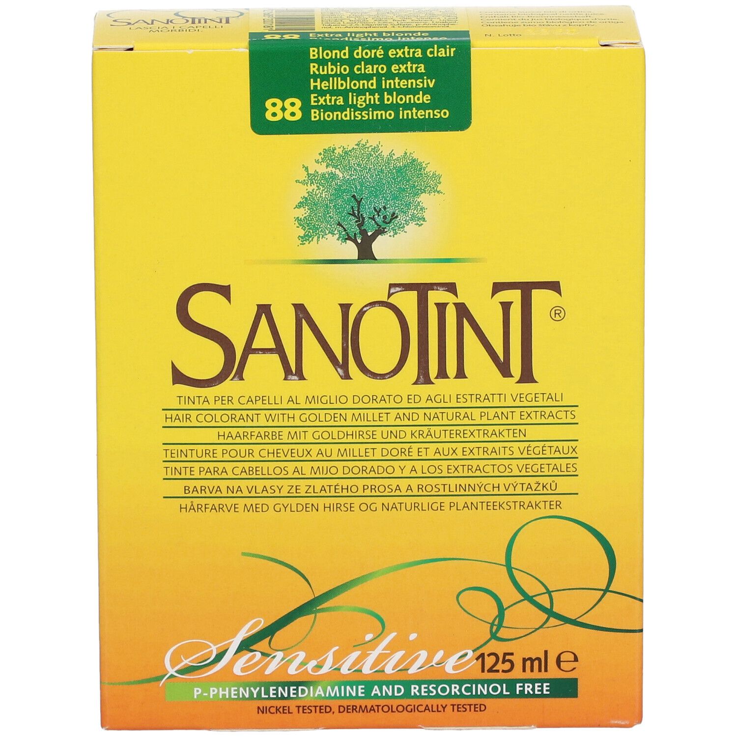SANOTINT® Sensitive Teinture pour les cheveux 88 Blond doré extra clair