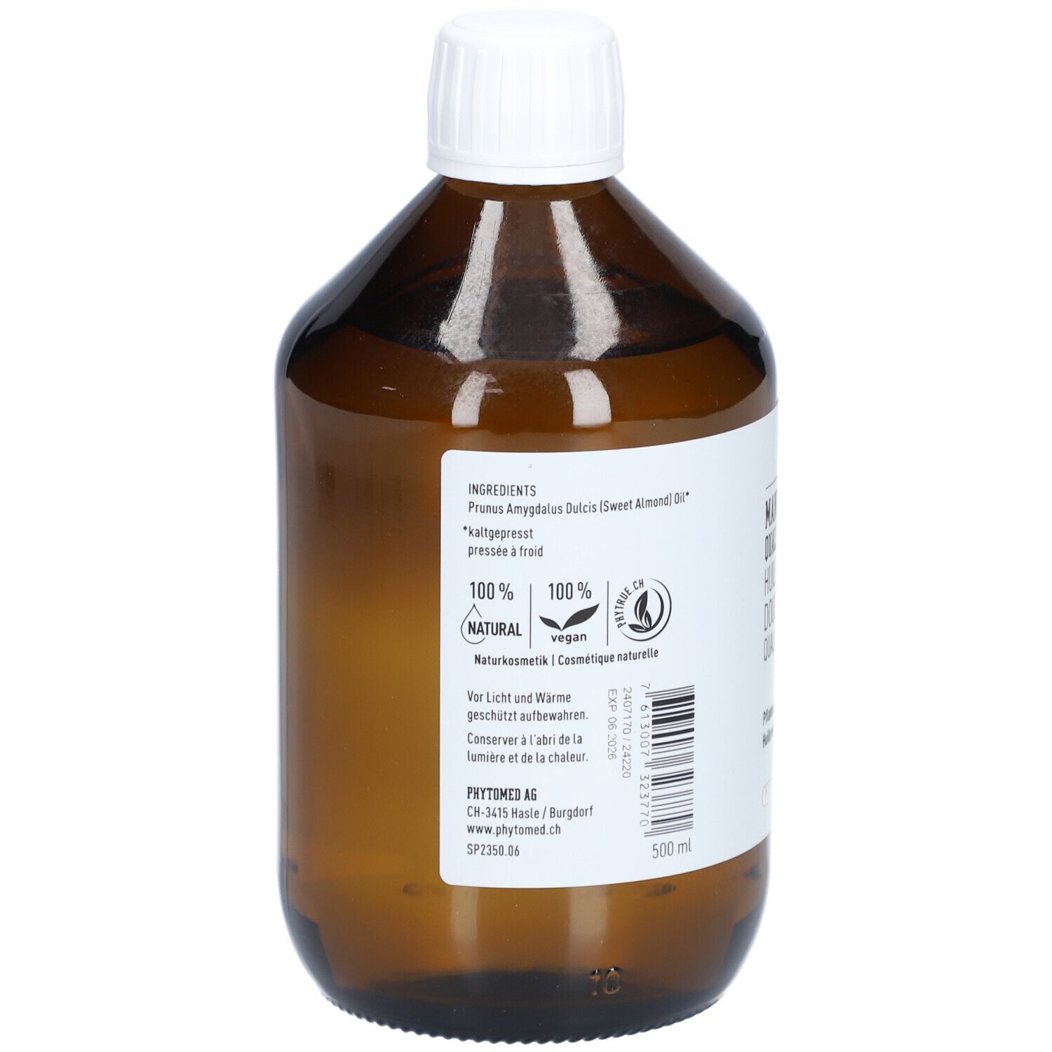 PHYTOMED Huile d'amande douce 500 ml