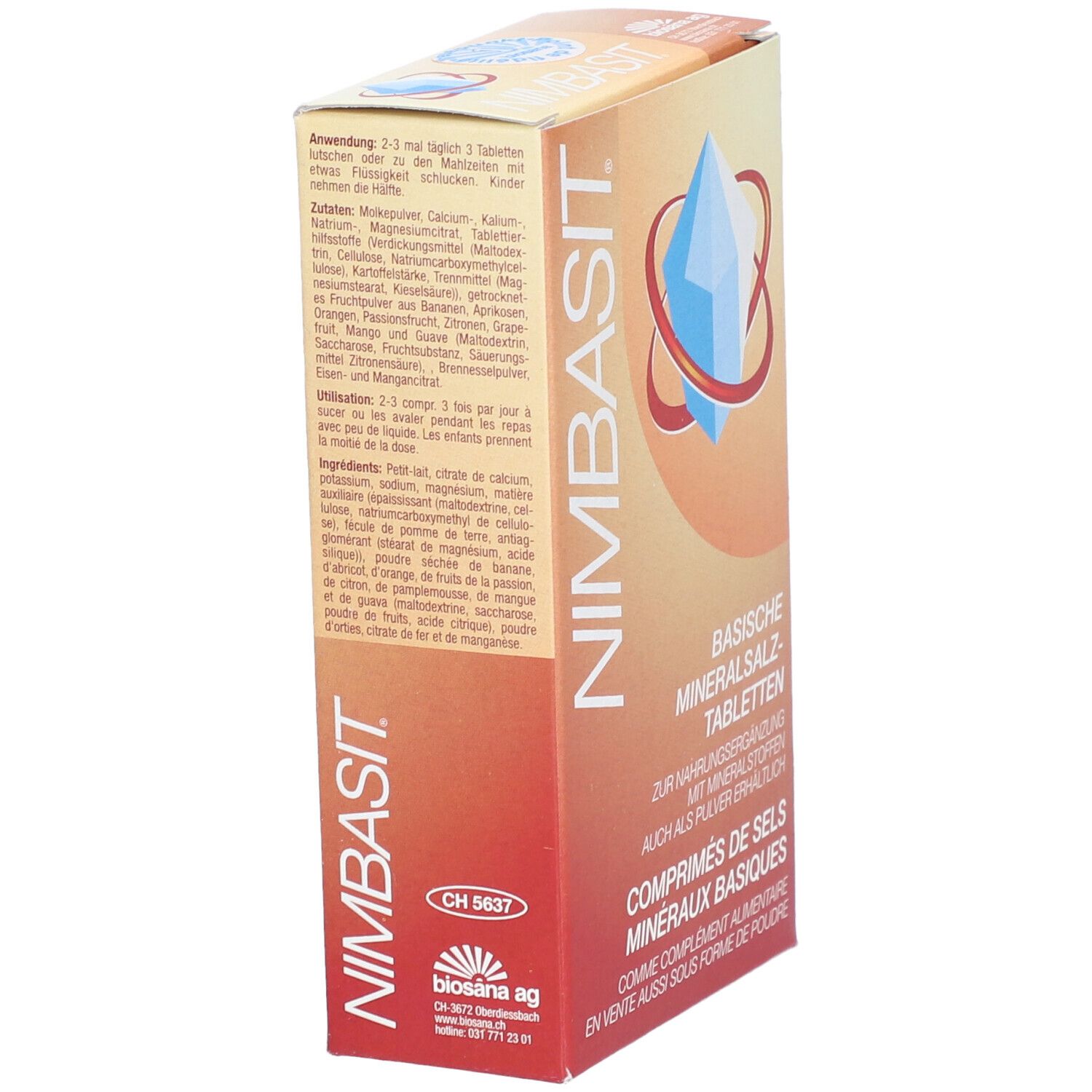 BIOSANA Nimbasit Composé de sels minéraux basiques