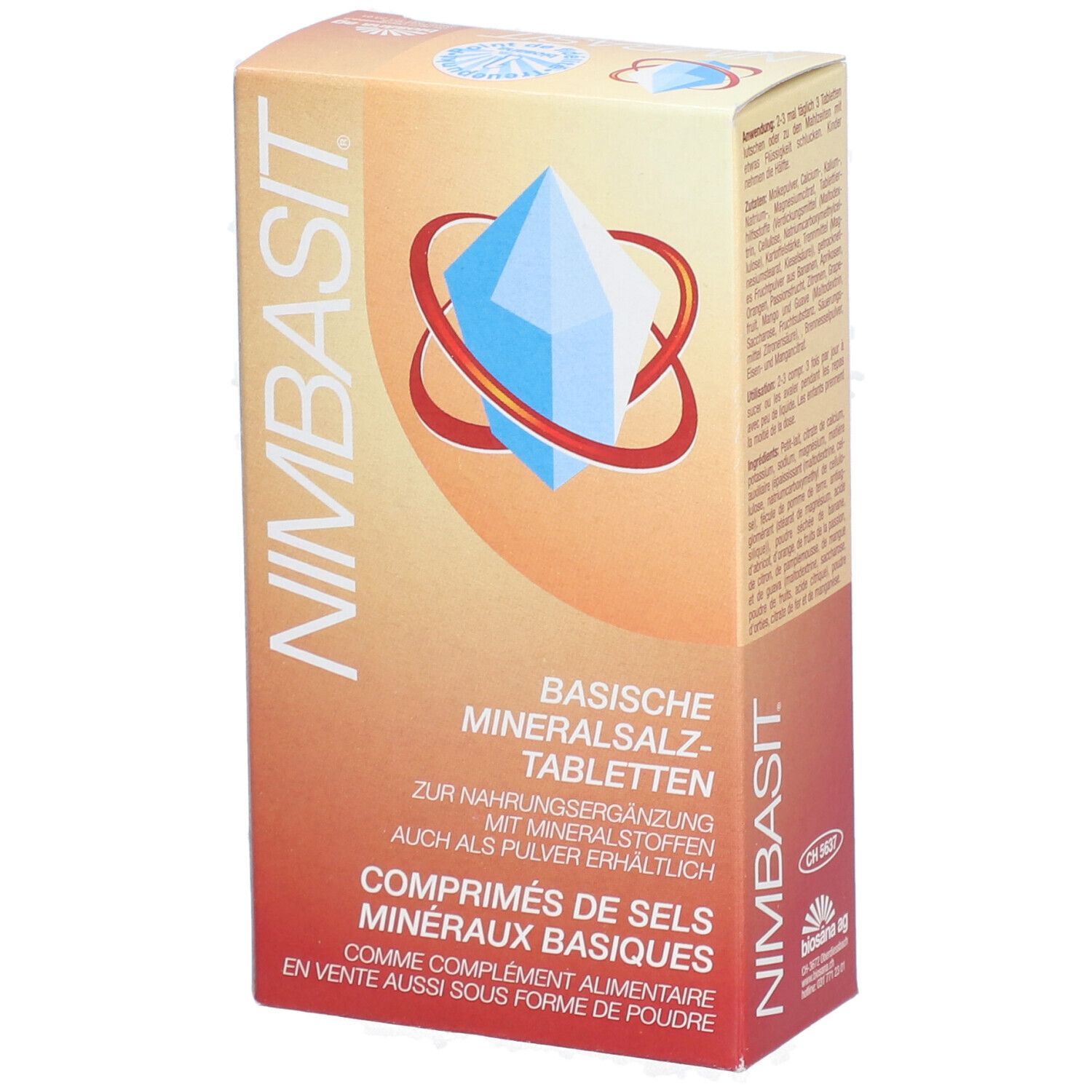 BIOSANA Nimbasit Composé de sels minéraux basiques