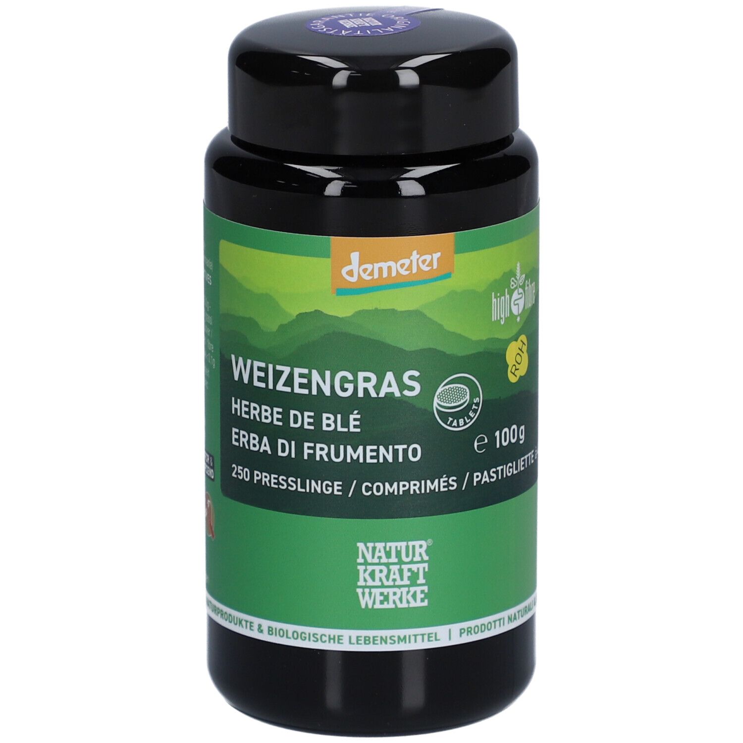 NATURKRAFTWERKE Herbe de blé pressée Demeter