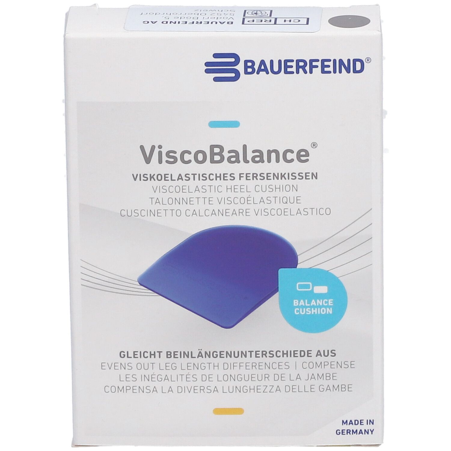 VISCOBALANCE Talonnette silicone Taille 2 5mm