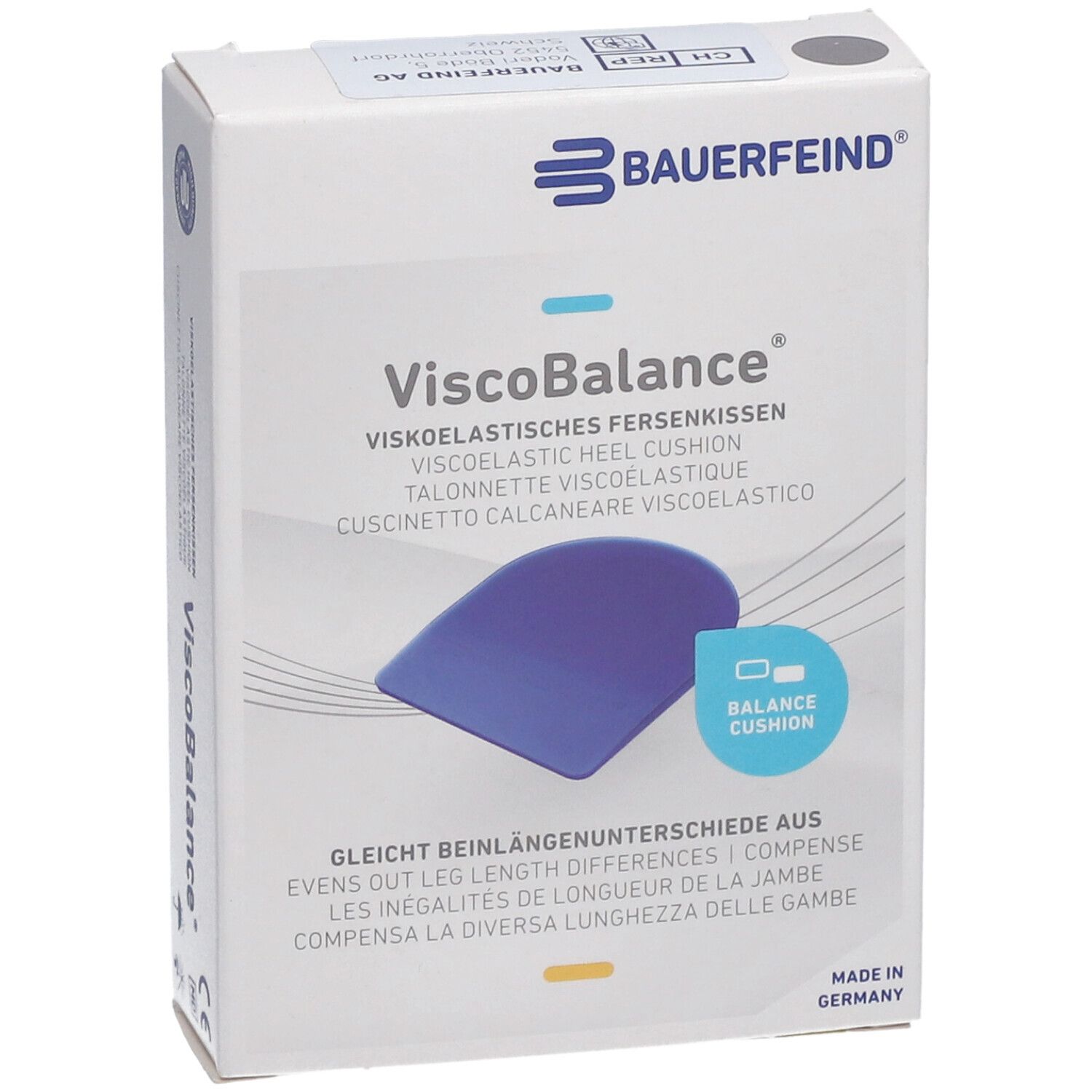 VISCOBALANCE Talonnette silicone Taille 2 5mm