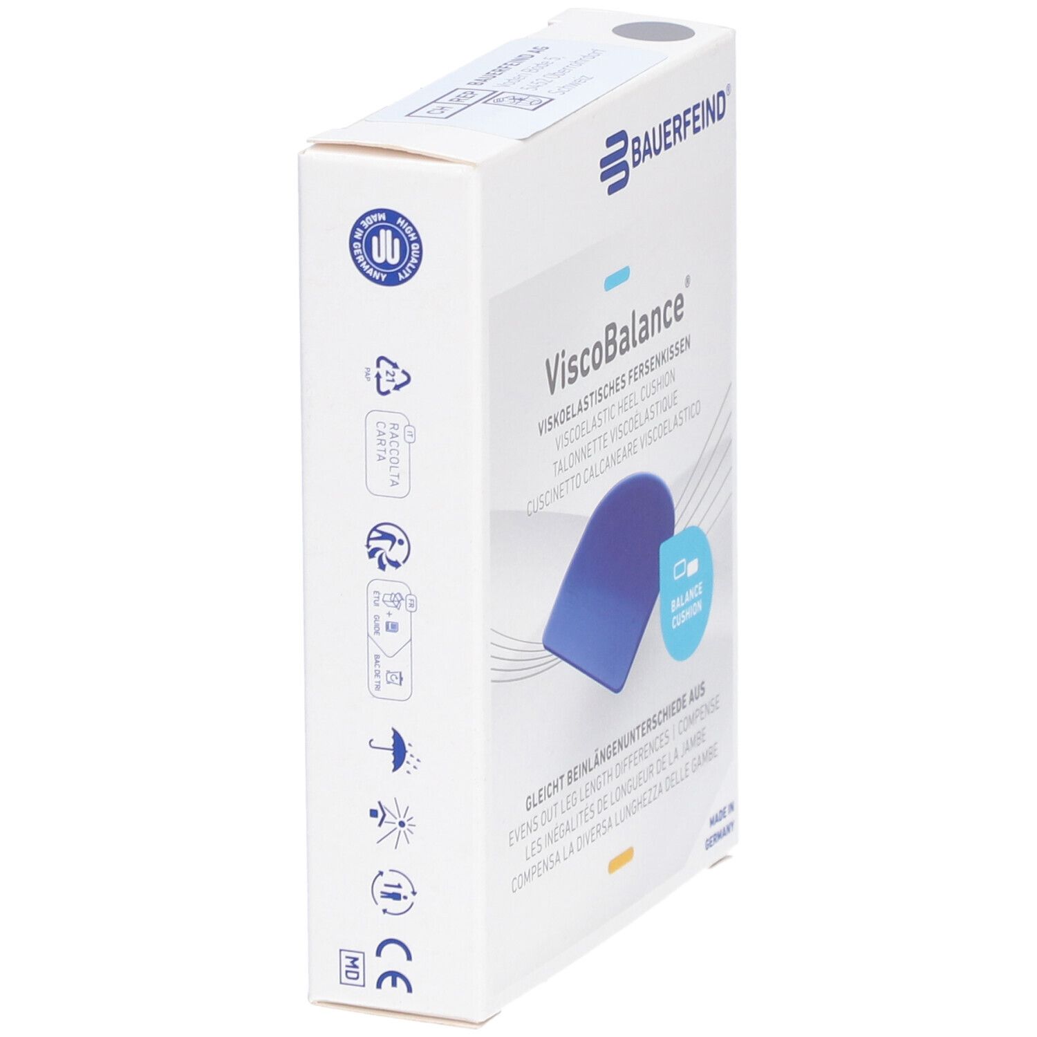 BAUERFEIND Viscobalance® Talonnette taille 3 10 mm