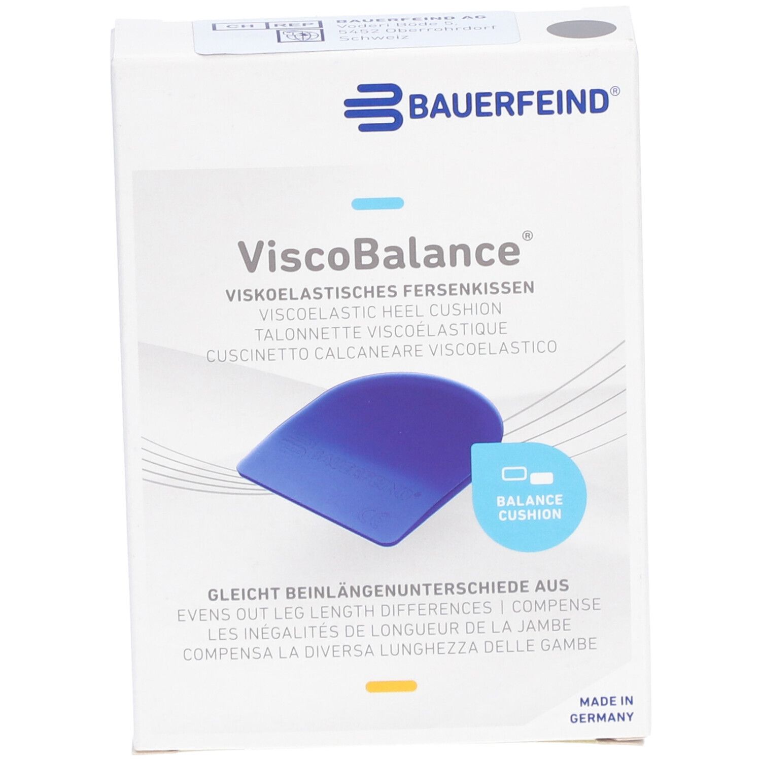 BAUERFEIND Viscobalance® Talonnette taille 3 10 mm