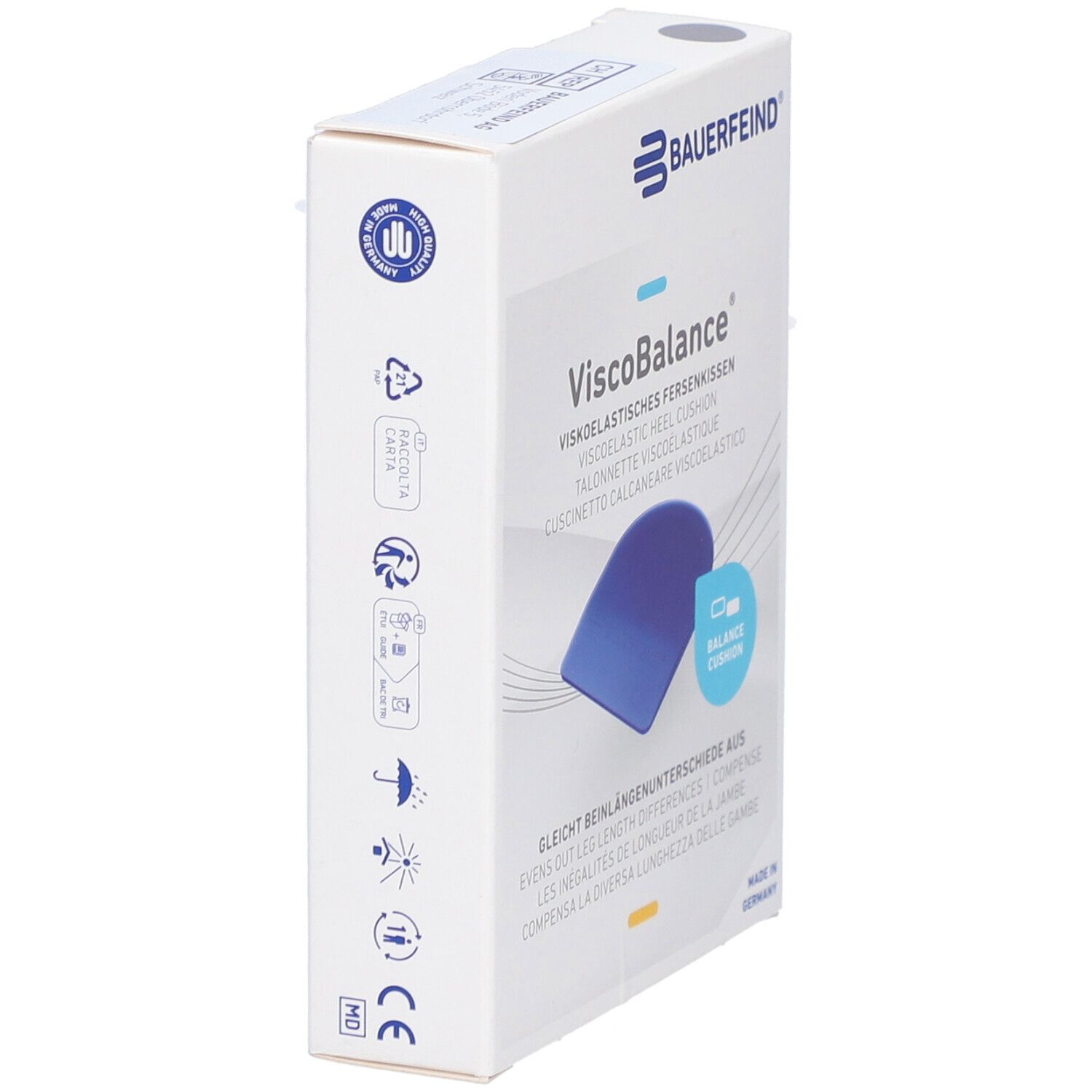 VISCOBALANCE Talonnette silicone Taille 4 10mm