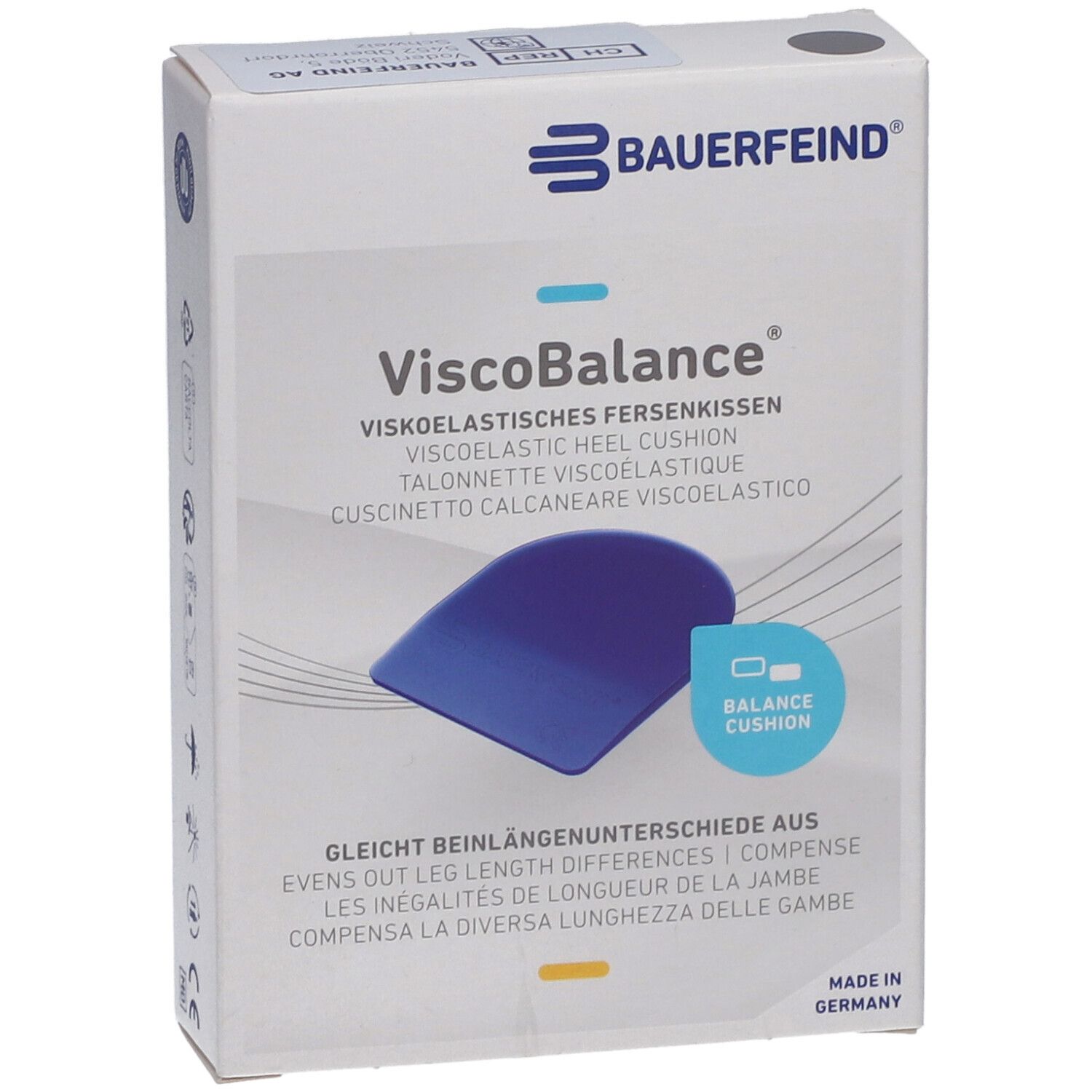 VISCOBALANCE Talonnette silicone Taille 4 10mm