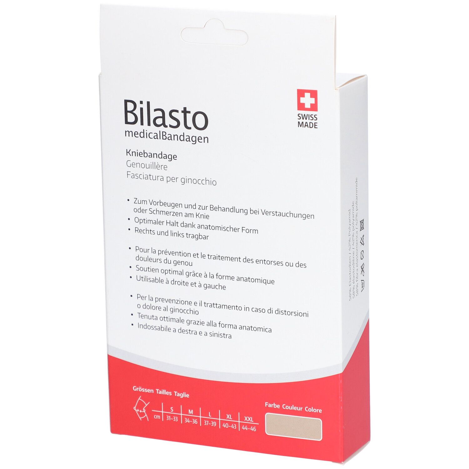 BILASTO Genouillère Beige M