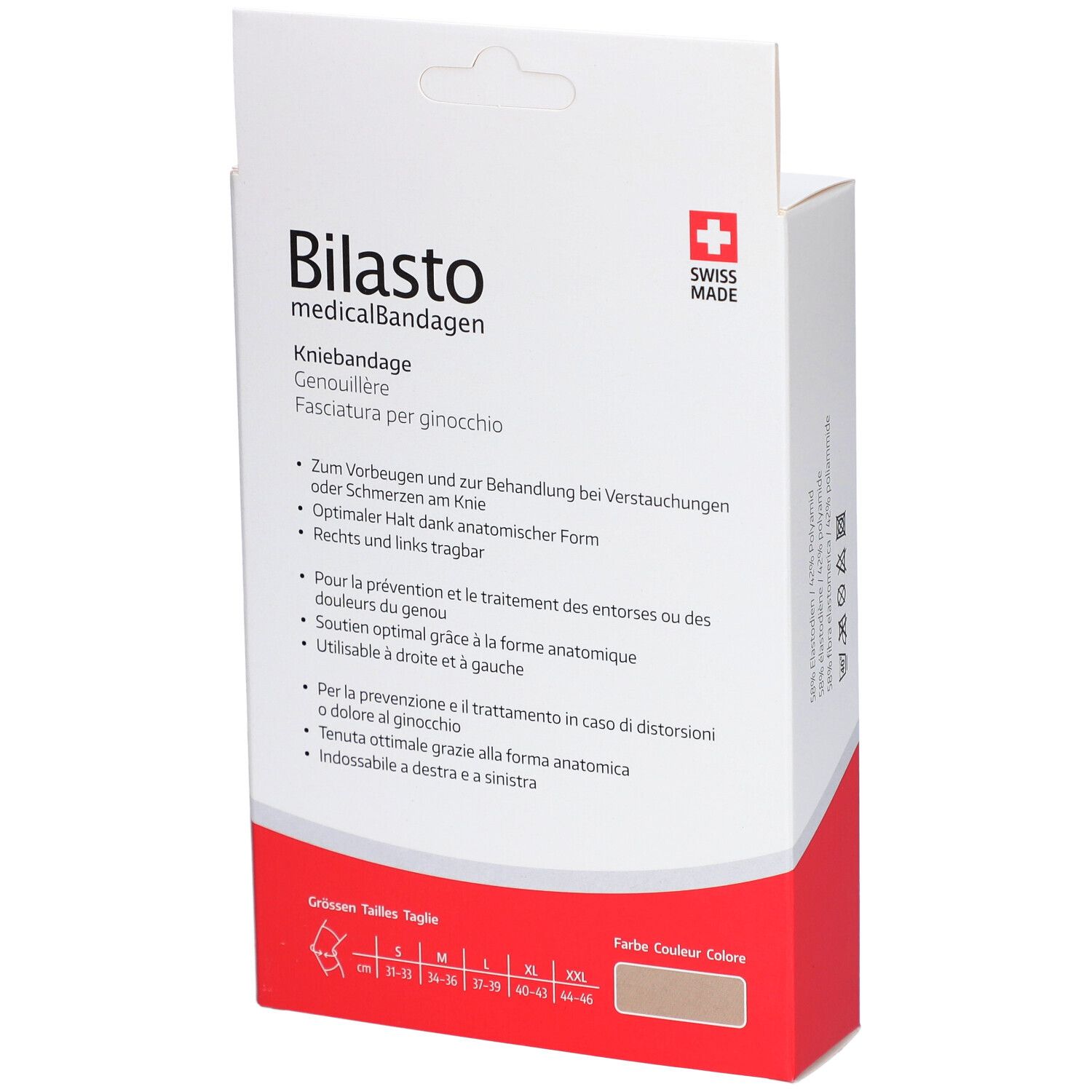 BILASTO Genouillère Beige XXL