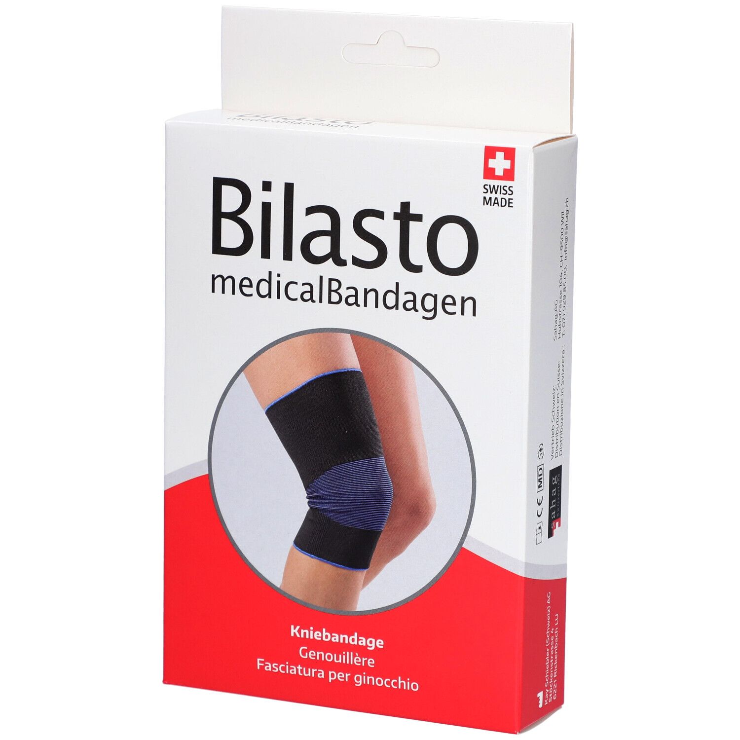 BILASTO Genouillère Noir M