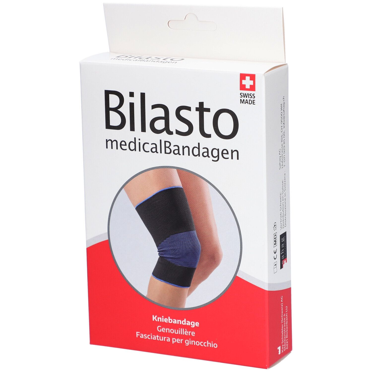 BILASTO Genouillère Noir XL