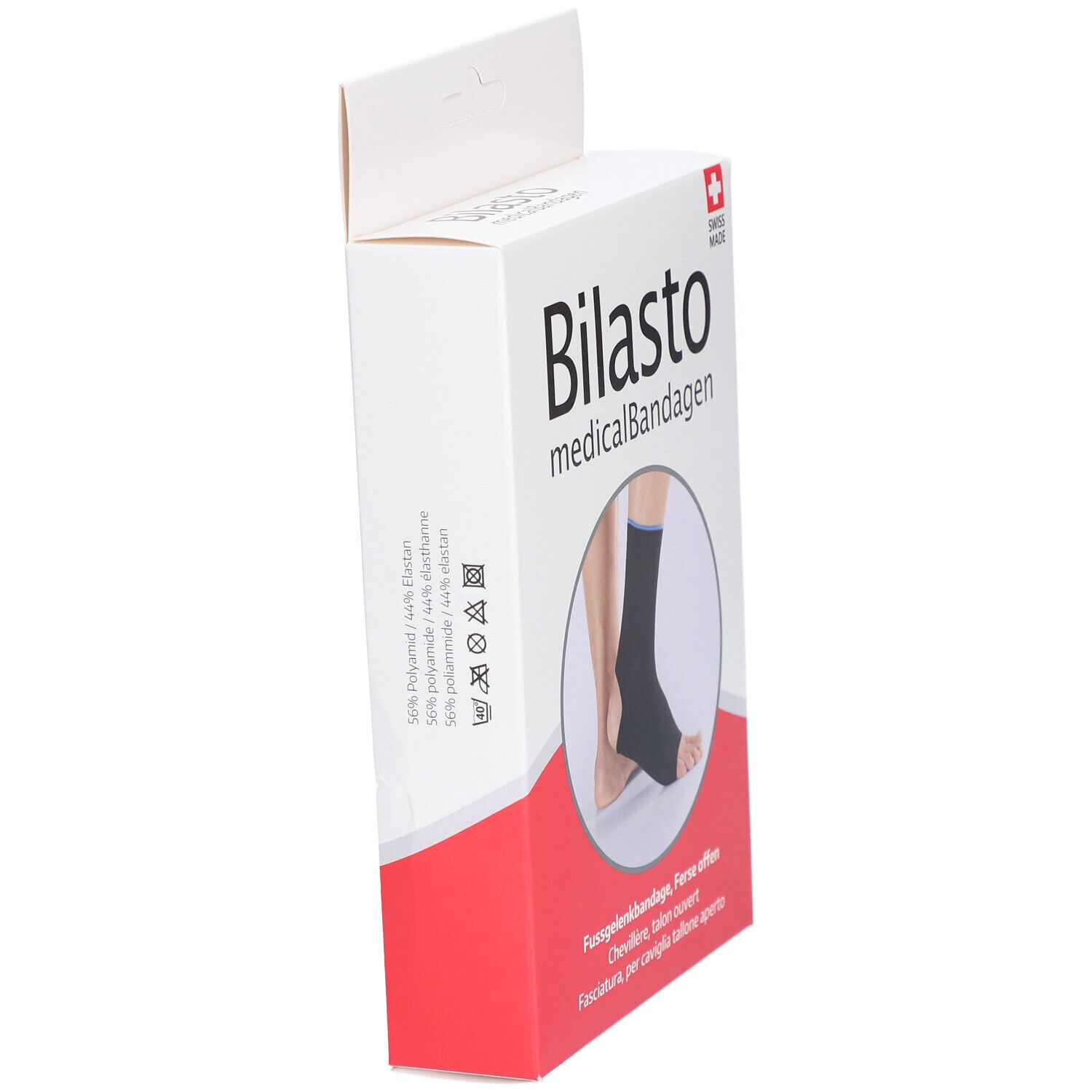BILASTO Chevillère Talon Ouvert Noir M