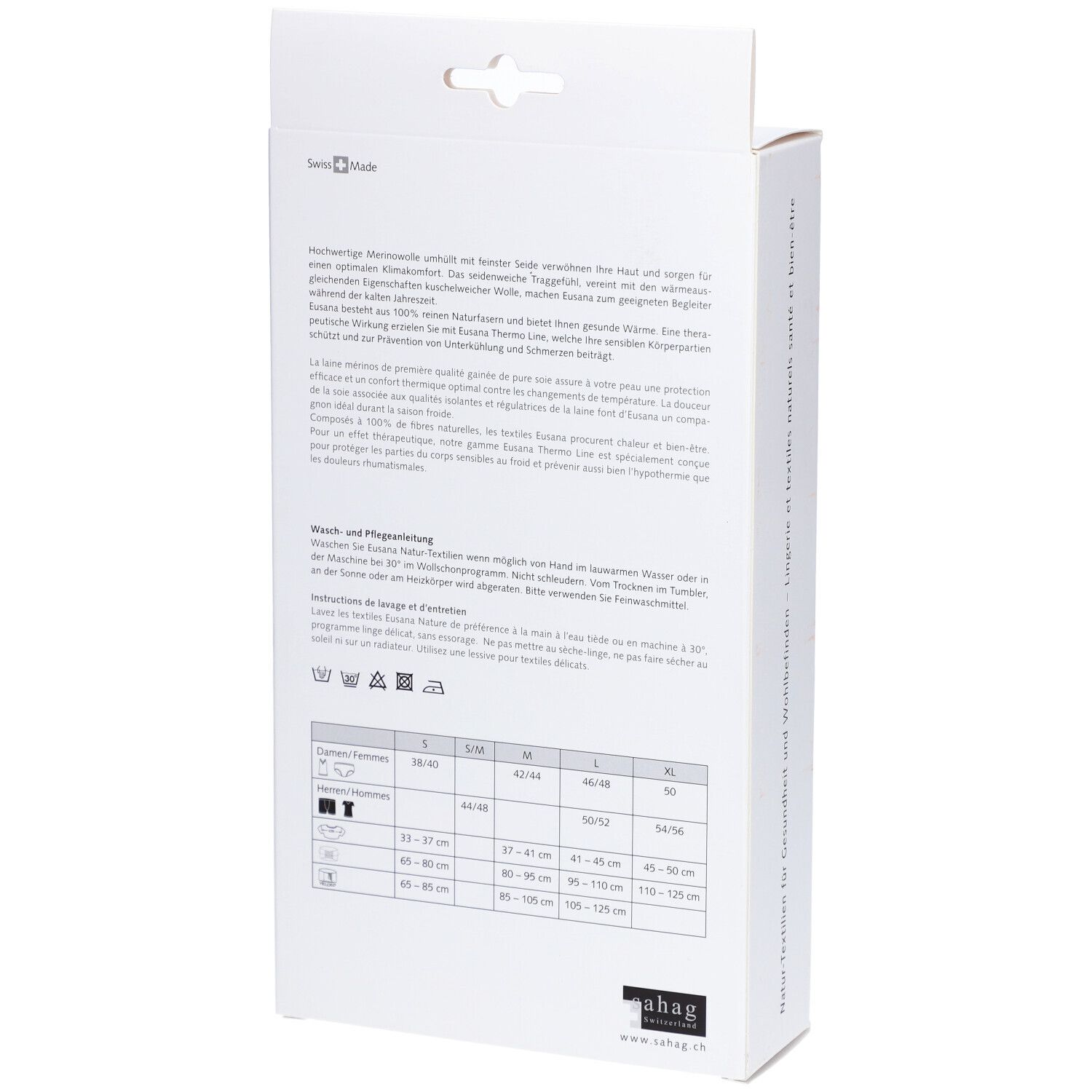 EUSANA Ceinture Thermo L Ivoire