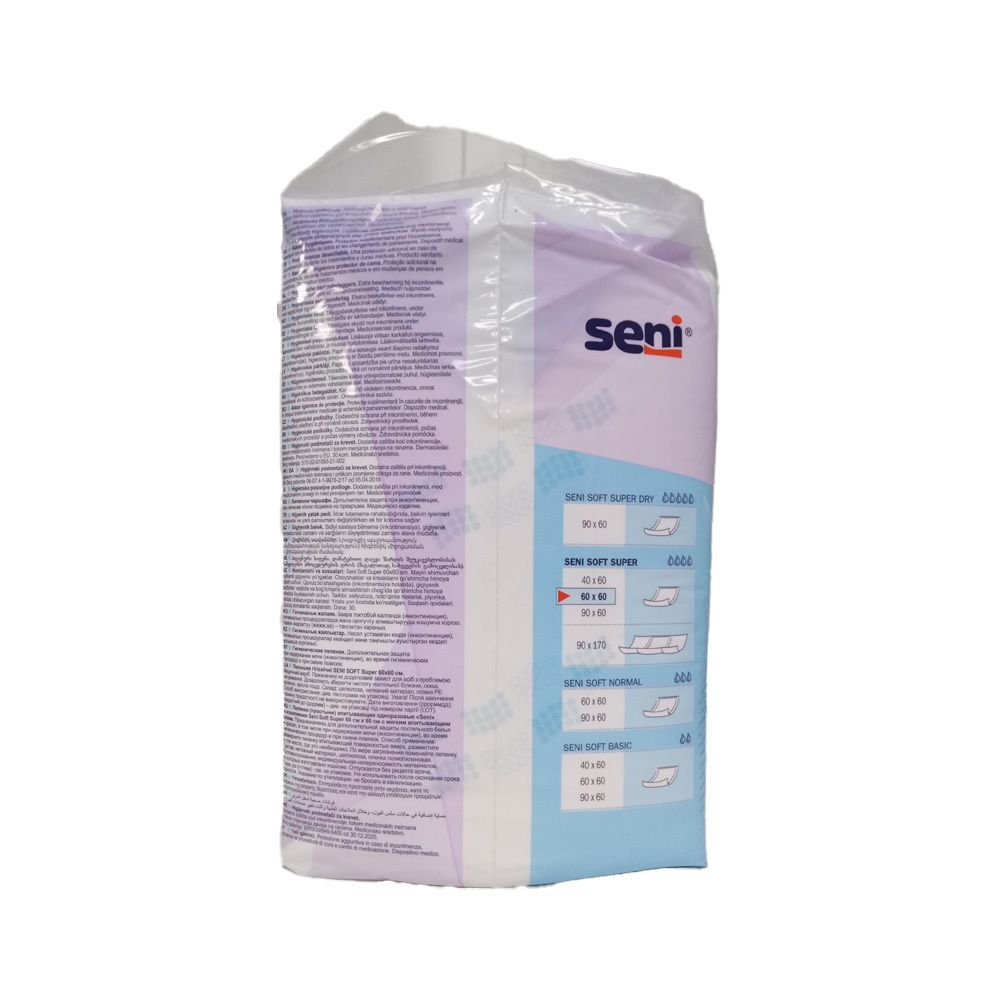 SENI Soft Super alèse absorbante 60x60 cm