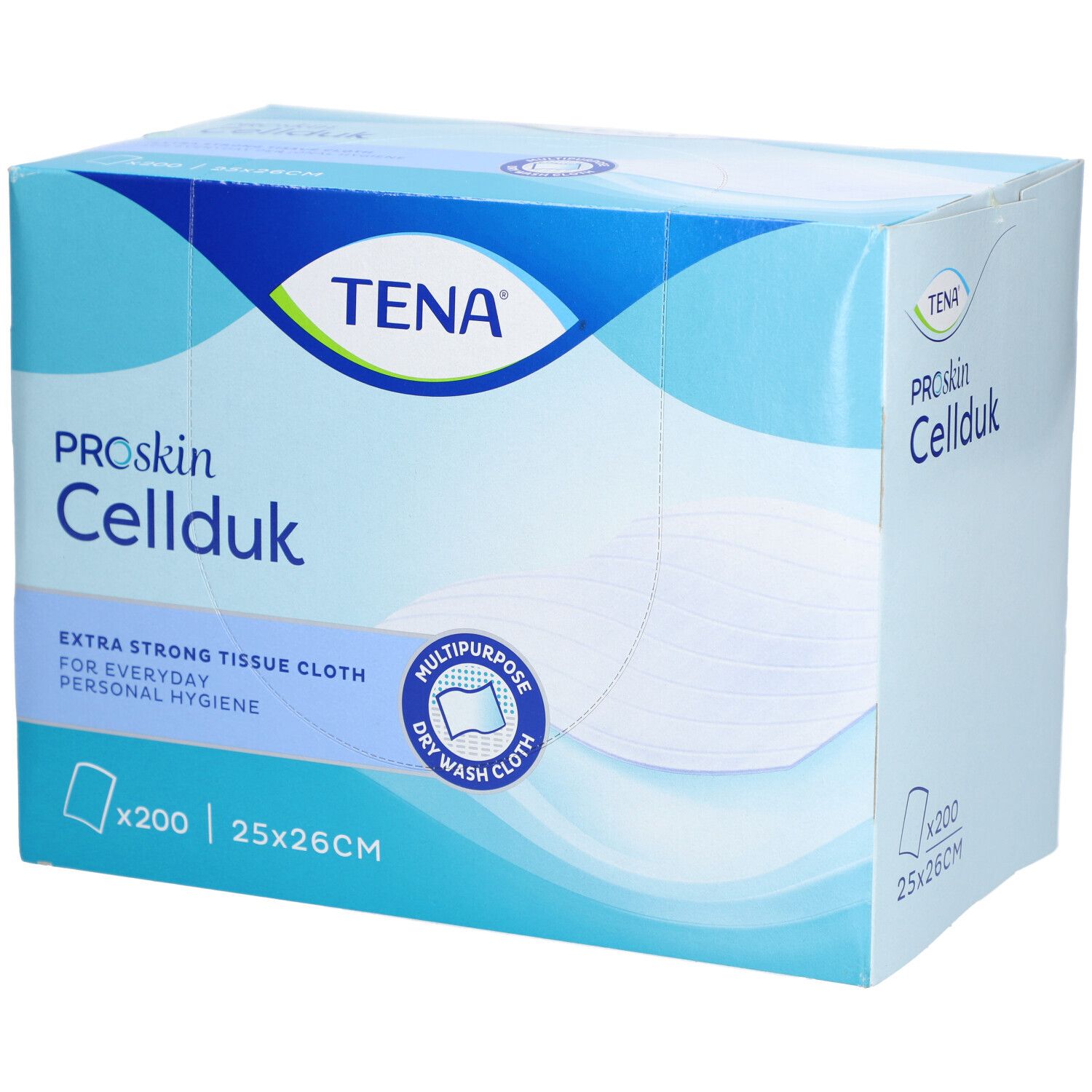 TENA Proskin Cellduk Lingettes 25 x 26cm